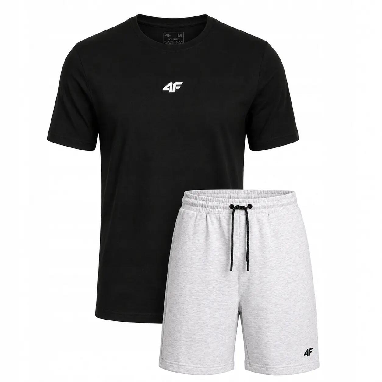 4F T-SHIRT MĘSKI +SPODENKI KOMLET ZSTAW SPORTOWY NA CO DZIEŃ XL SS26 2/8