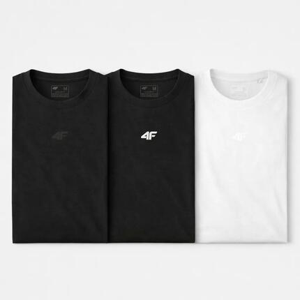 ZESTAW KOSZULEK MĘSKICH 4F T-SHIRT KOLECJA LIMITOWANA 3PAK XXL M3947 SS26