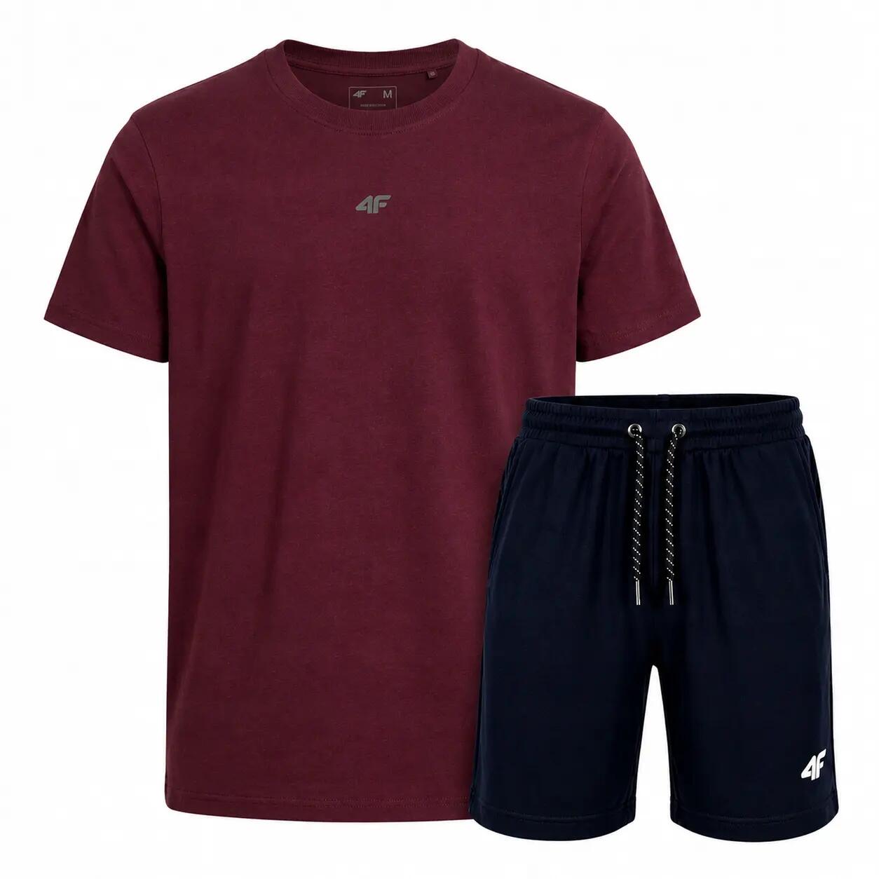 KOMPLET 4F T-SHIRT MĘSKI + SPODENKI ZESTAW SPORTOWY NA CO DZIEŃ 4XL SS26 2/6