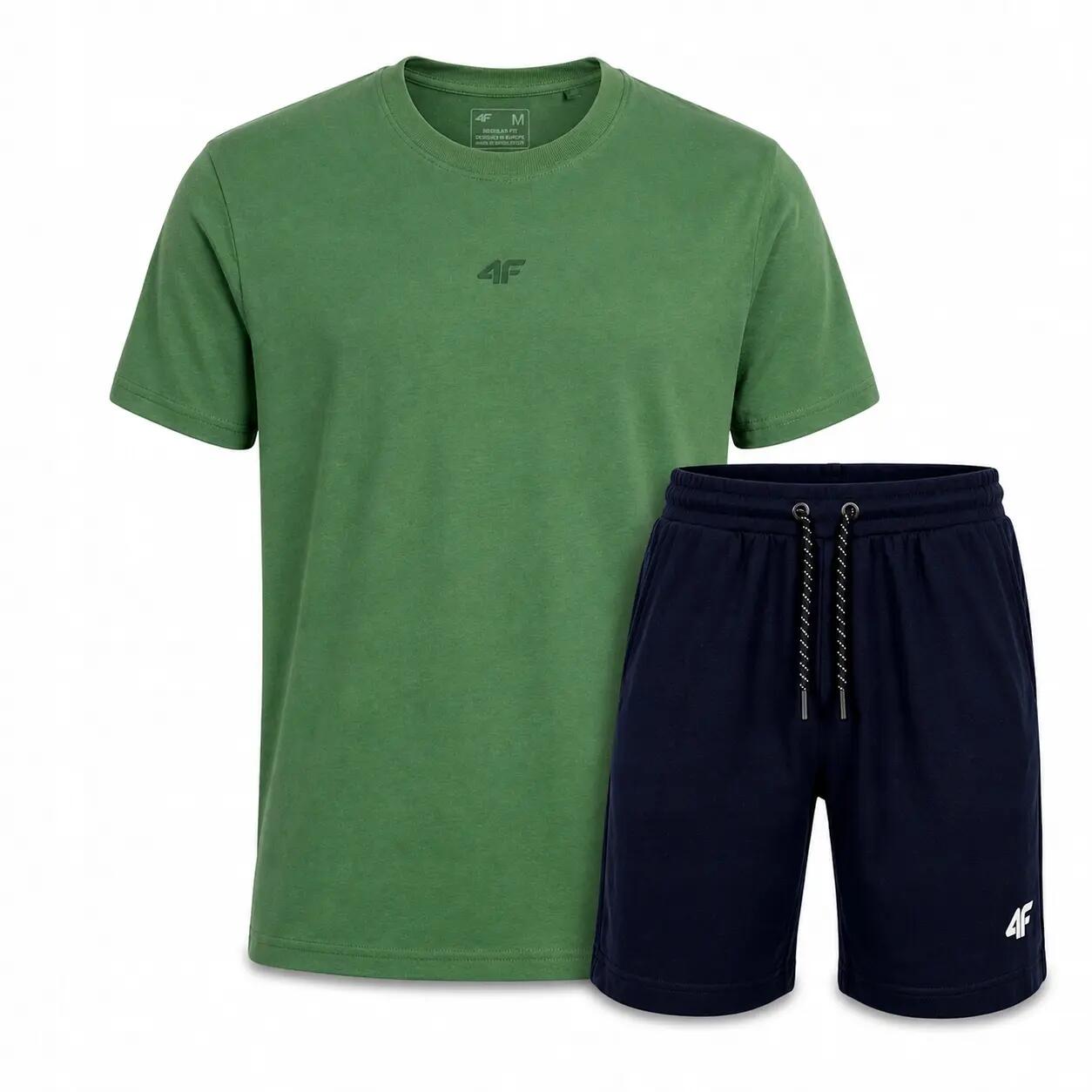 KOMPLET 4F T-SHIRT MĘSKI + SPODENKI ZESTAW SPORTOWY NA CO DZIEŃ XL SS26 2/6