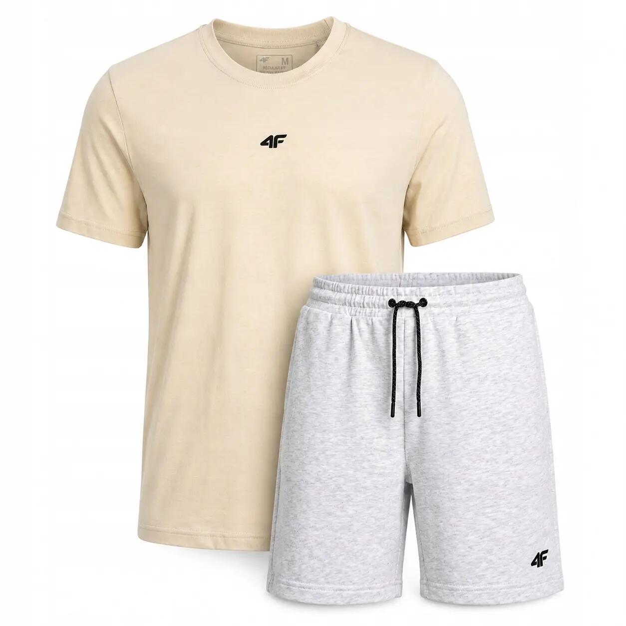 4F T-SHIRT MĘSKI + SPODENKI KOMLET ZESTAW SPORTOWY NA CO DZIEŃ XXL SS26 2/8