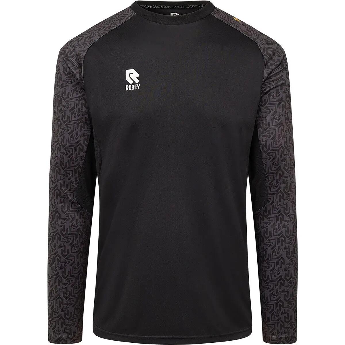 Heren - Voetbal - Keepershirt - ademend, lange mouw - Robey Patron - zwart 2/4