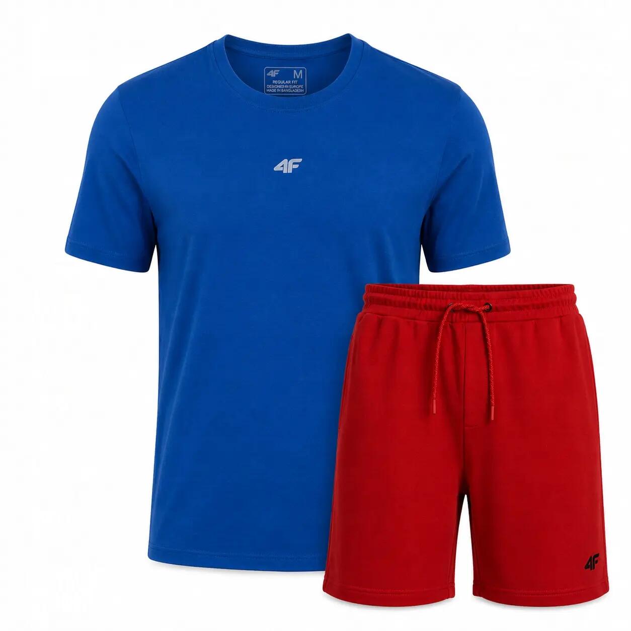 KOMPLET 4F T-SHIRT MĘSKI + SPODENKI ZESTAW SPORTOWY NA CO DZIEŃ M SS26 2/7