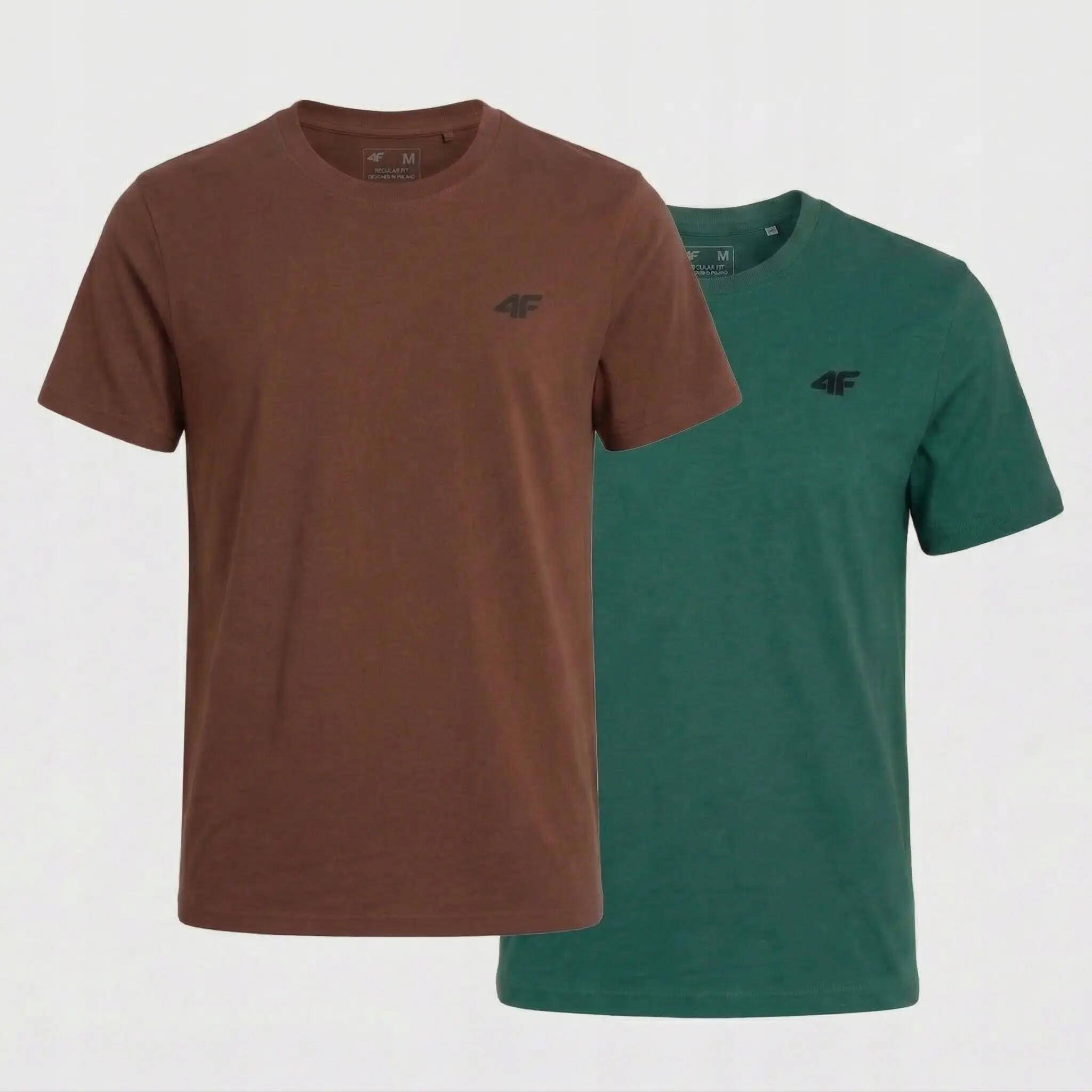 KOSZULKA MĘSKA LIMITOWANA 4F T-SHIRT KOMPLET ZESTAW 2 SZTUKI S M3948 SS26 1/6