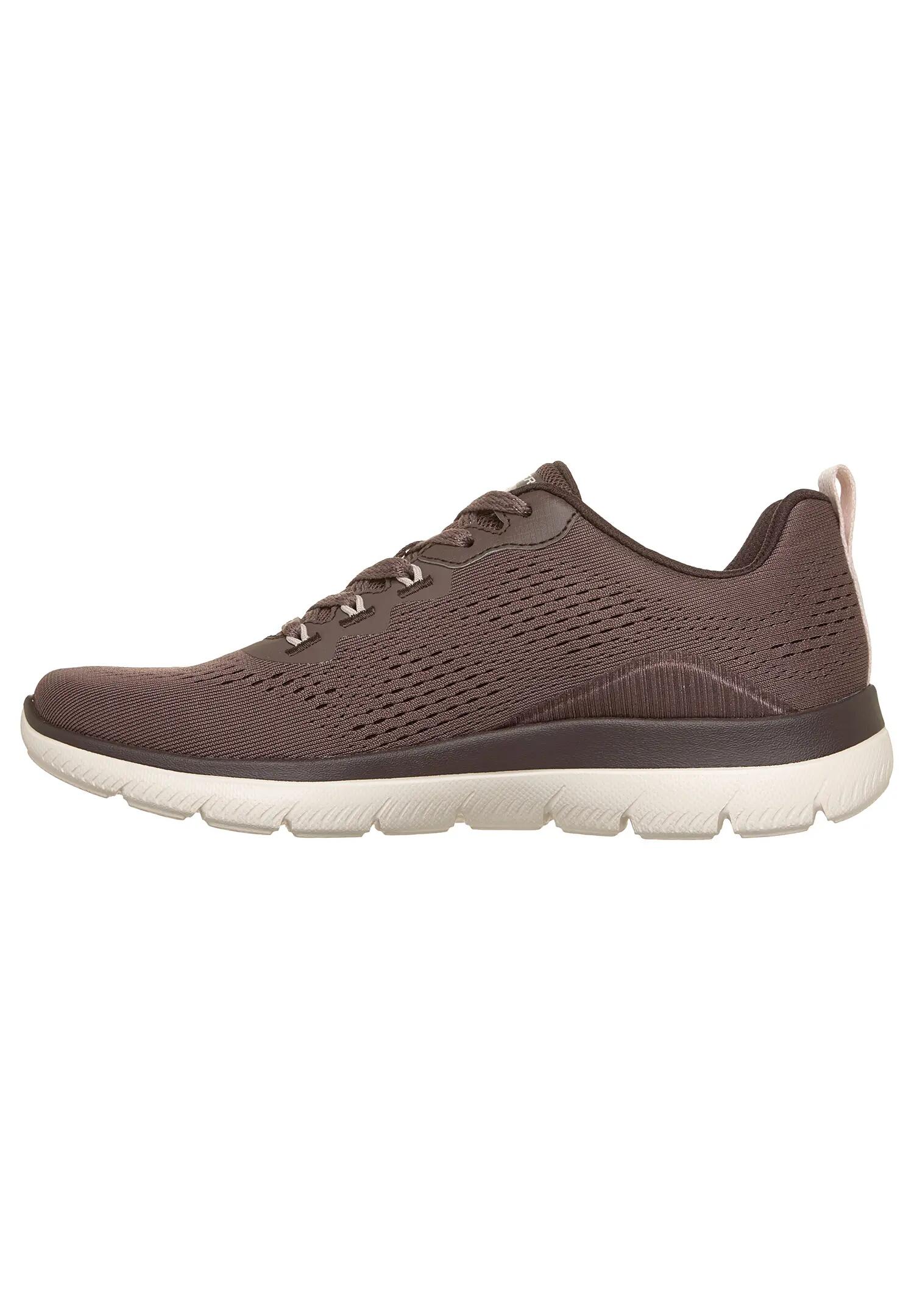 Skechers Damen Arch Fit Summits Daily Flow Sneaker Chocolate 4/4