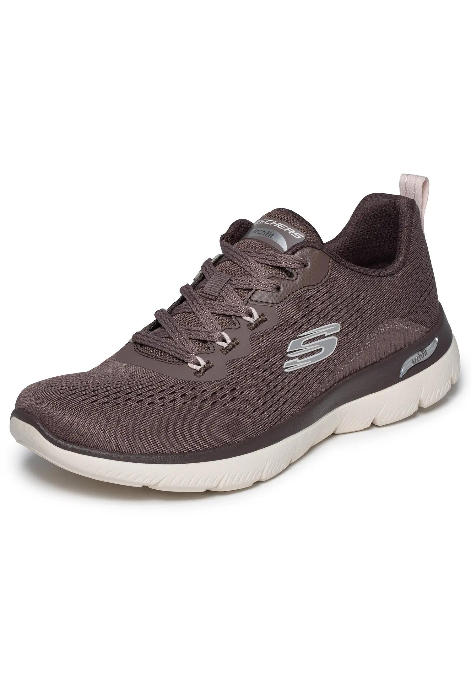 Skechers Damen Arch Fit Summits Daily Flow Sneaker Chocolate 2/4