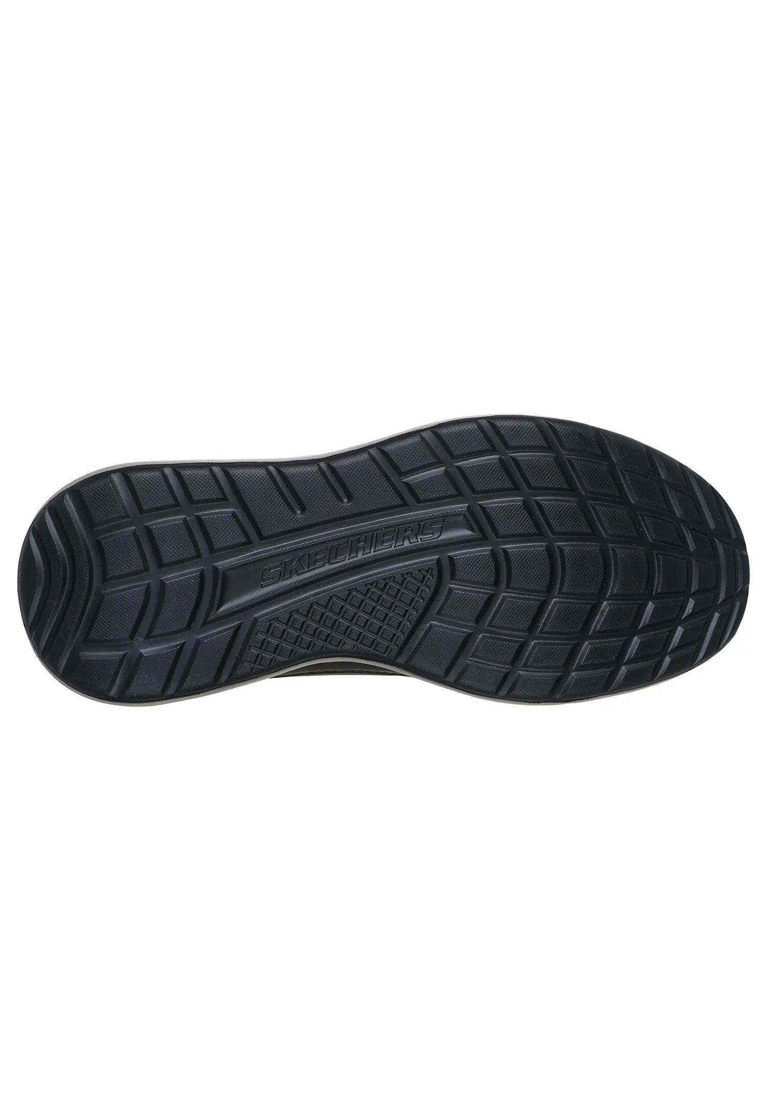 Skechers Herren Sterling Rogan Slip On Schuhe Leder Schwarz 3/5