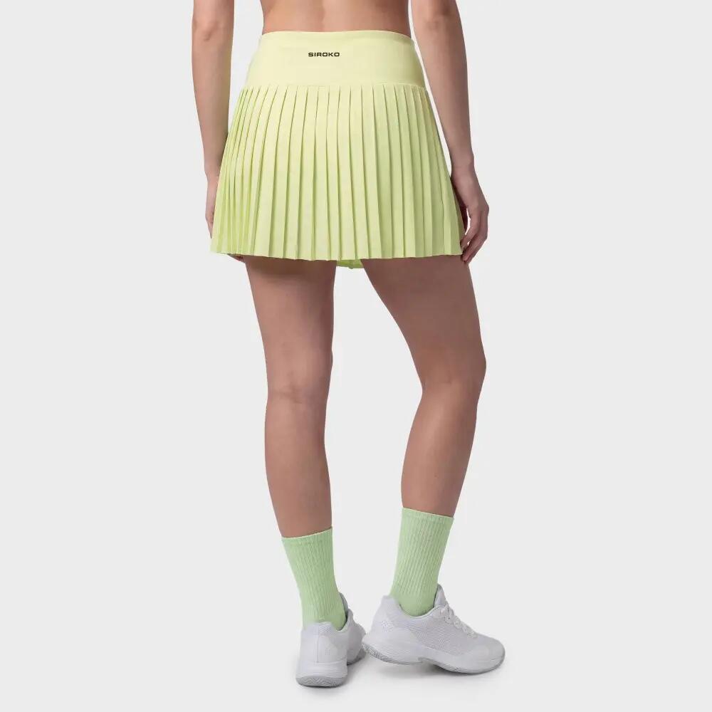 Women Padel ’s skort Lagrima-W Lime Lime 6/7