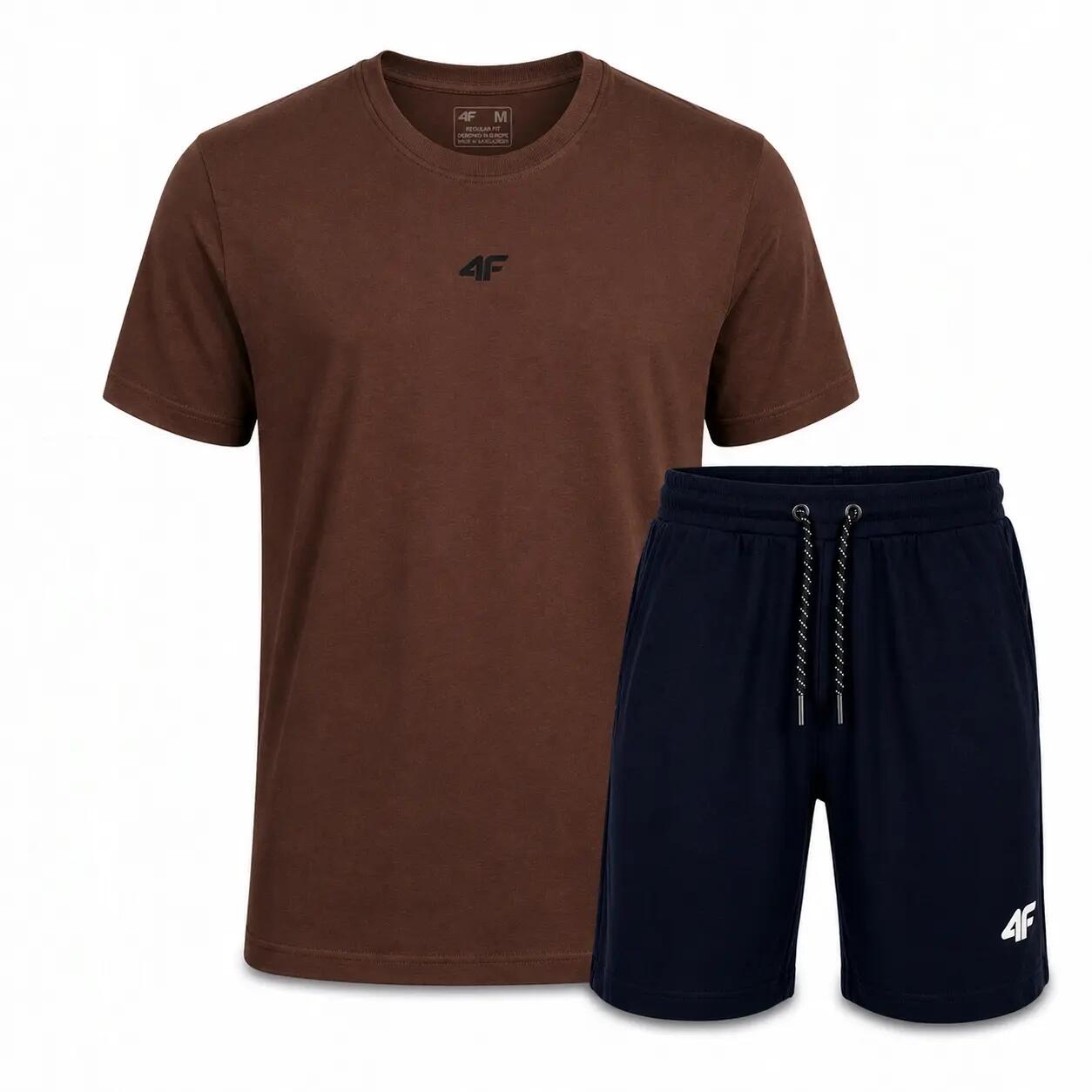 KOMPLET 4F T-SHIRT MĘSKI + SPODENKI ZESTAW SPORTOWY NA CO DZIEŃ L SS26 2/6
