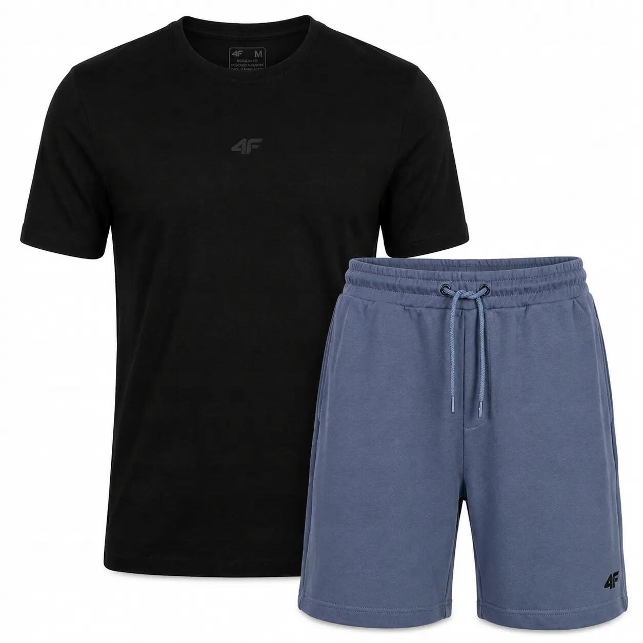 T-SHIRT MĘSKI + SPODENKI 4F KOMLET ZESTAW SPORTOWY NA CO DZIEŃ XXL SS26 2/8
