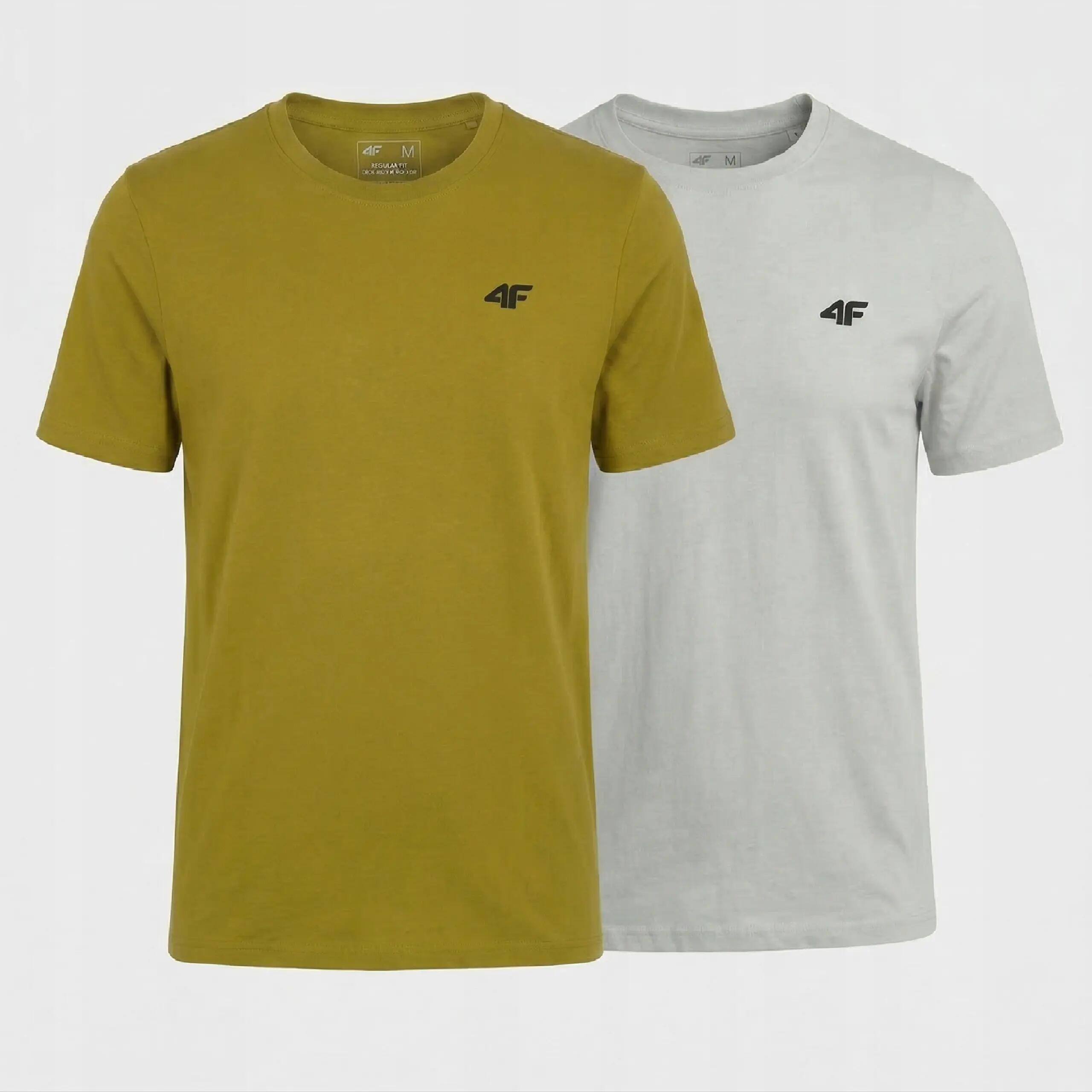KOSZULKA MĘSKA LIMITOWANA 4F T-SHIRT KOMPLET ZESTAW 2 SZTUKI S M3948 SS26 1/6