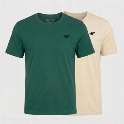 KOSZULKA MĘSKA LIMITOWANA 4F T-SHIRT KOMPLET ZESTAW 2 SZTUKI 3XL M3948 SS26