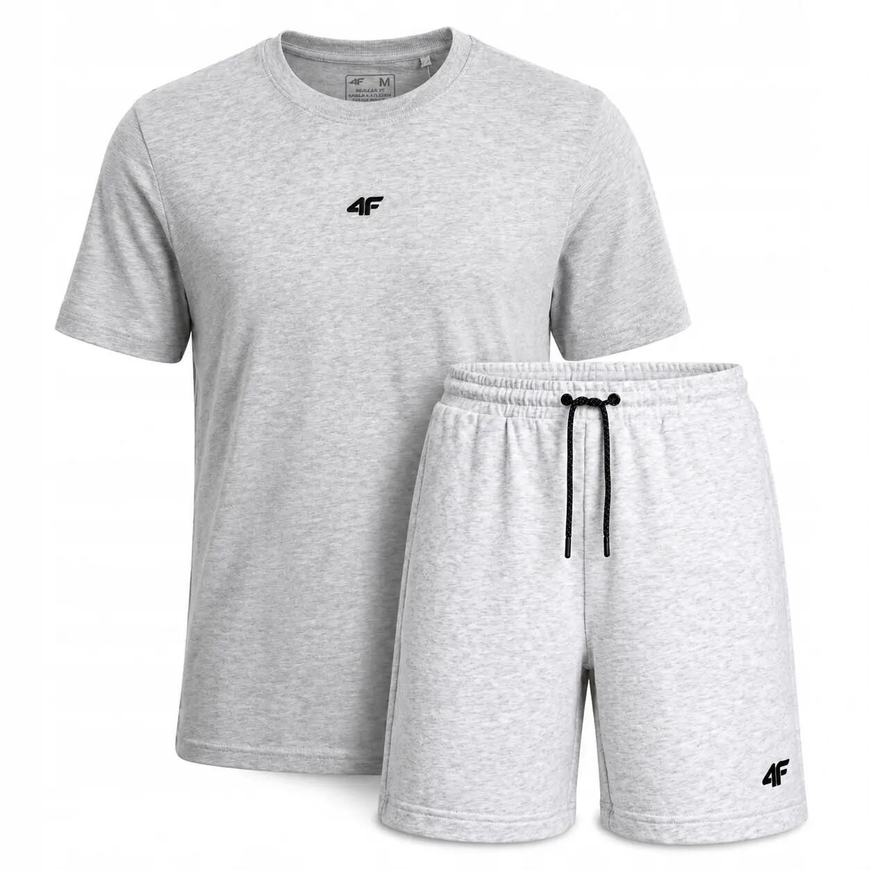4F T-SHIRT MĘSKI +SPODENKI KOMLET ZSTAW SPORTOWY NA CO DZIEŃ XL SS26 2/8