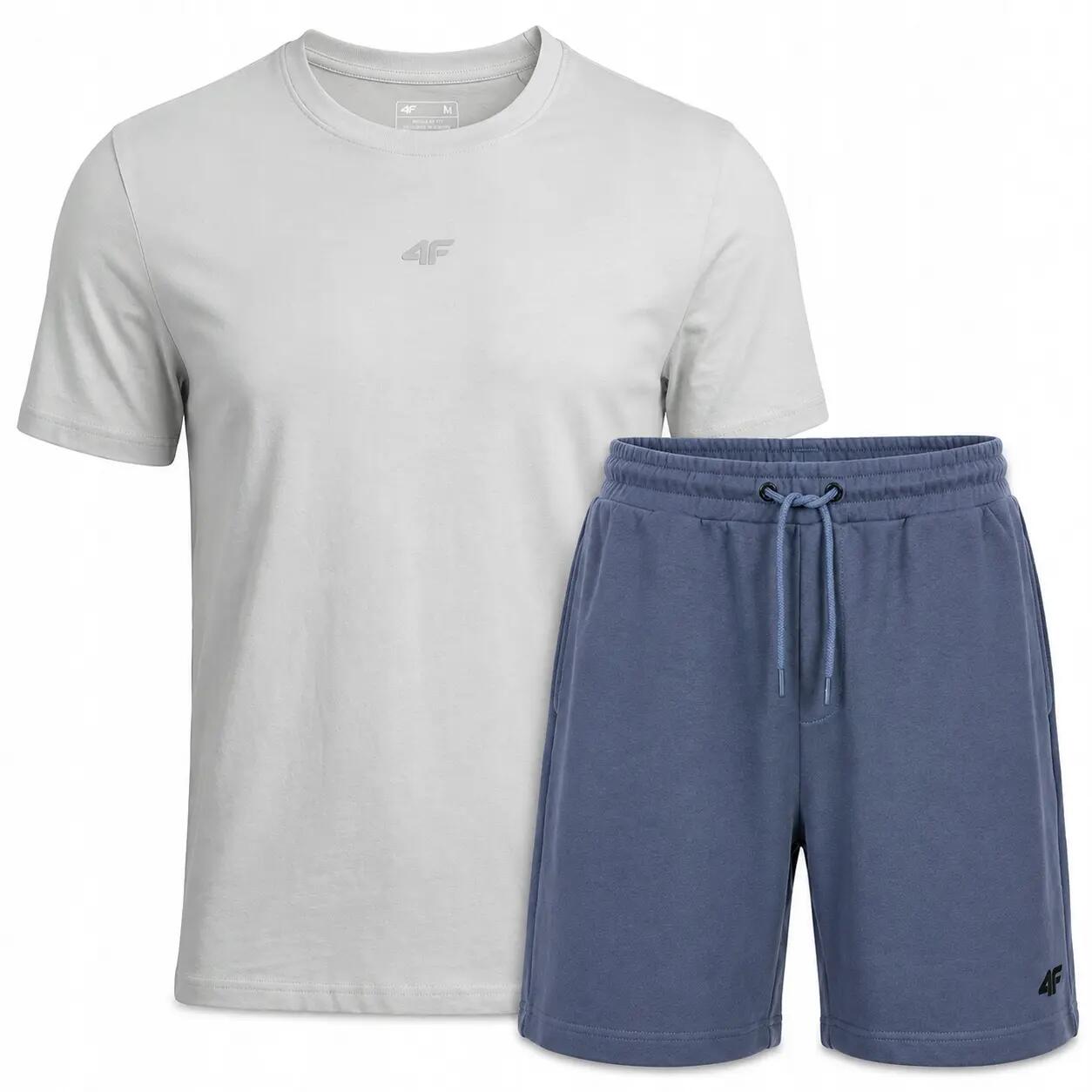 T-SHIRT MĘSKI + SPODENKI 4F KOMLET ZESTAW SPORTOWY NA CO DZIEŃ XL SS26 2/8