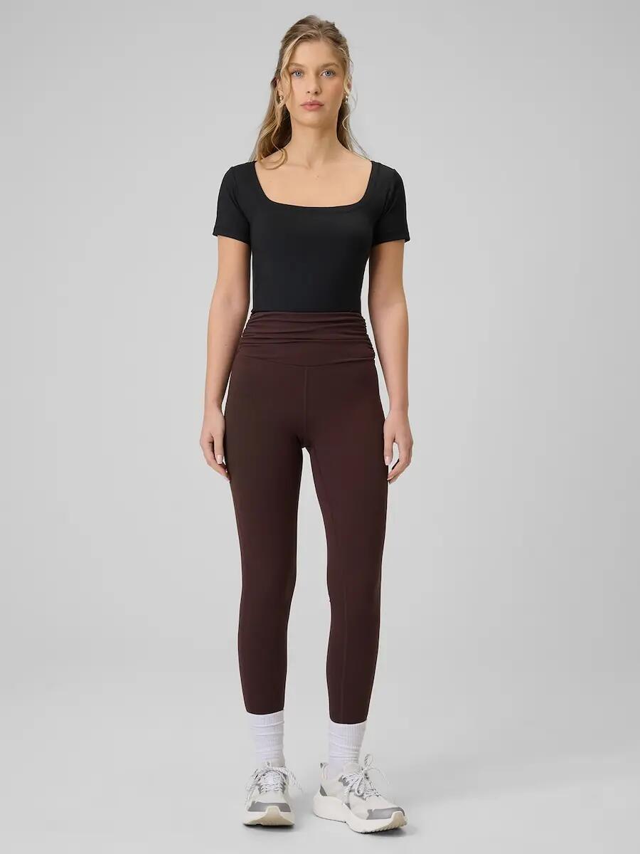 T-shirt slim gładki damski 4F 4FRSS26TTSHF3633 4/7