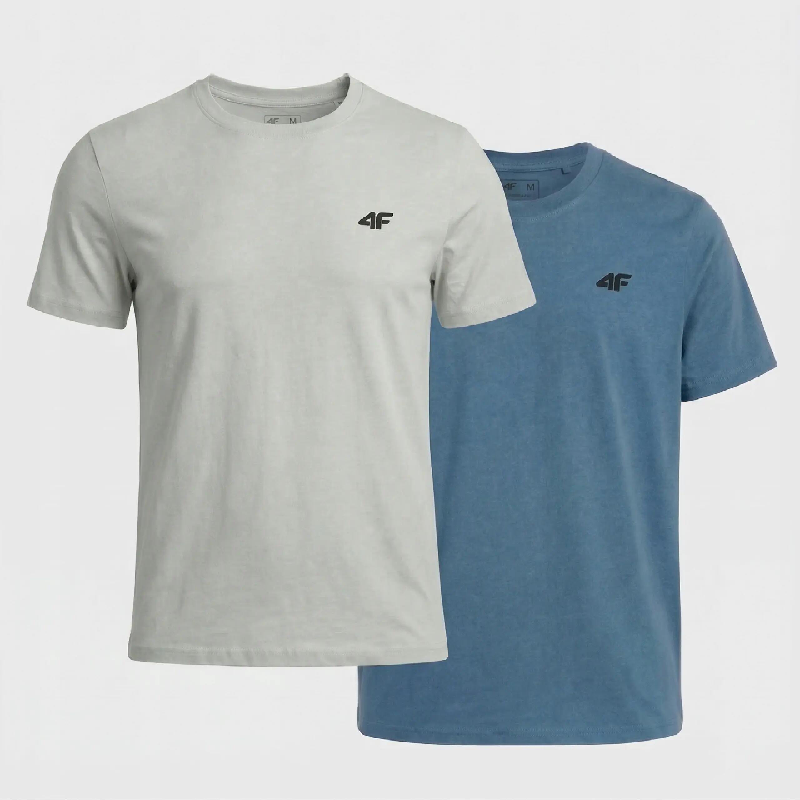 KOSZULKA MĘSKA 4F T-SHIRT LIMITOWANY KOMPLET ZESTAW 2 SZTUKI L M3948 SS26 1/6