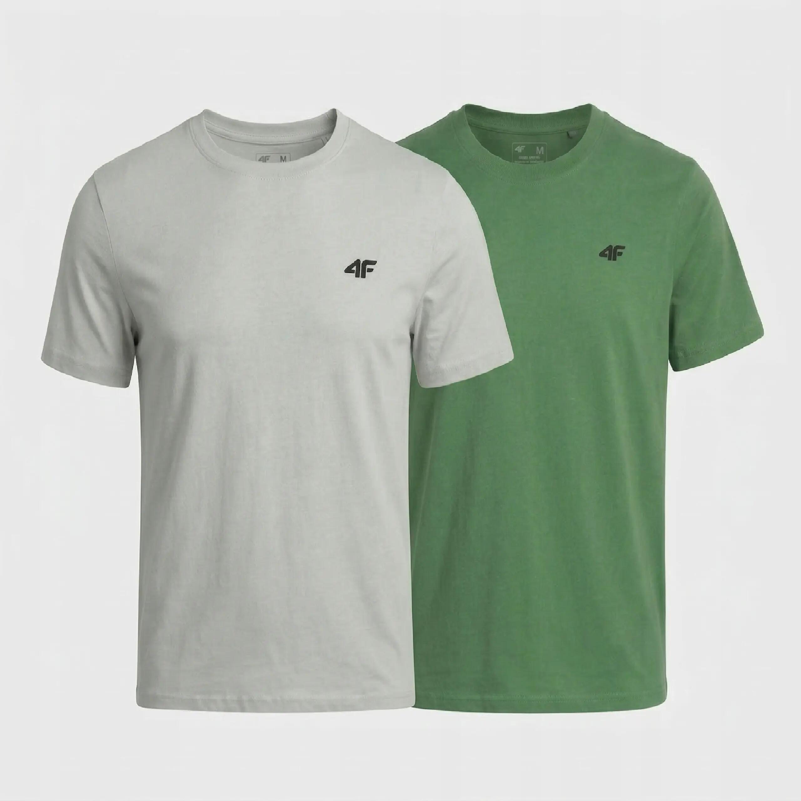 KOSZULKA MĘSKA LIMITOWANA 4F T-SHIRT KOMPLET ZESTAW 2 SZTUKI S M3948 SS26 1/6