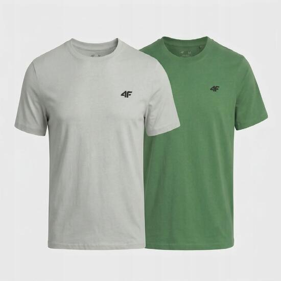 KOSZULKA MĘSKA LIMITOWANA 4F T-SHIRT KOMPLET ZESTAW 2 SZTUKI 3XL M3948 SS26