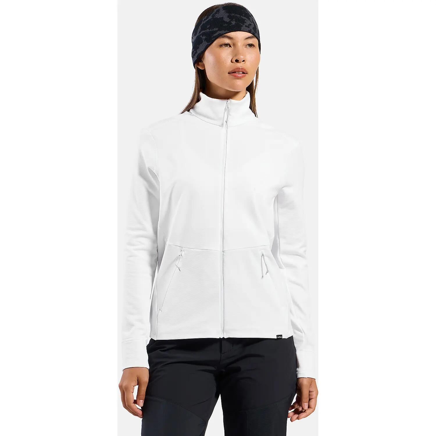 Damen Longsleeve GRID FLEECE 3/6