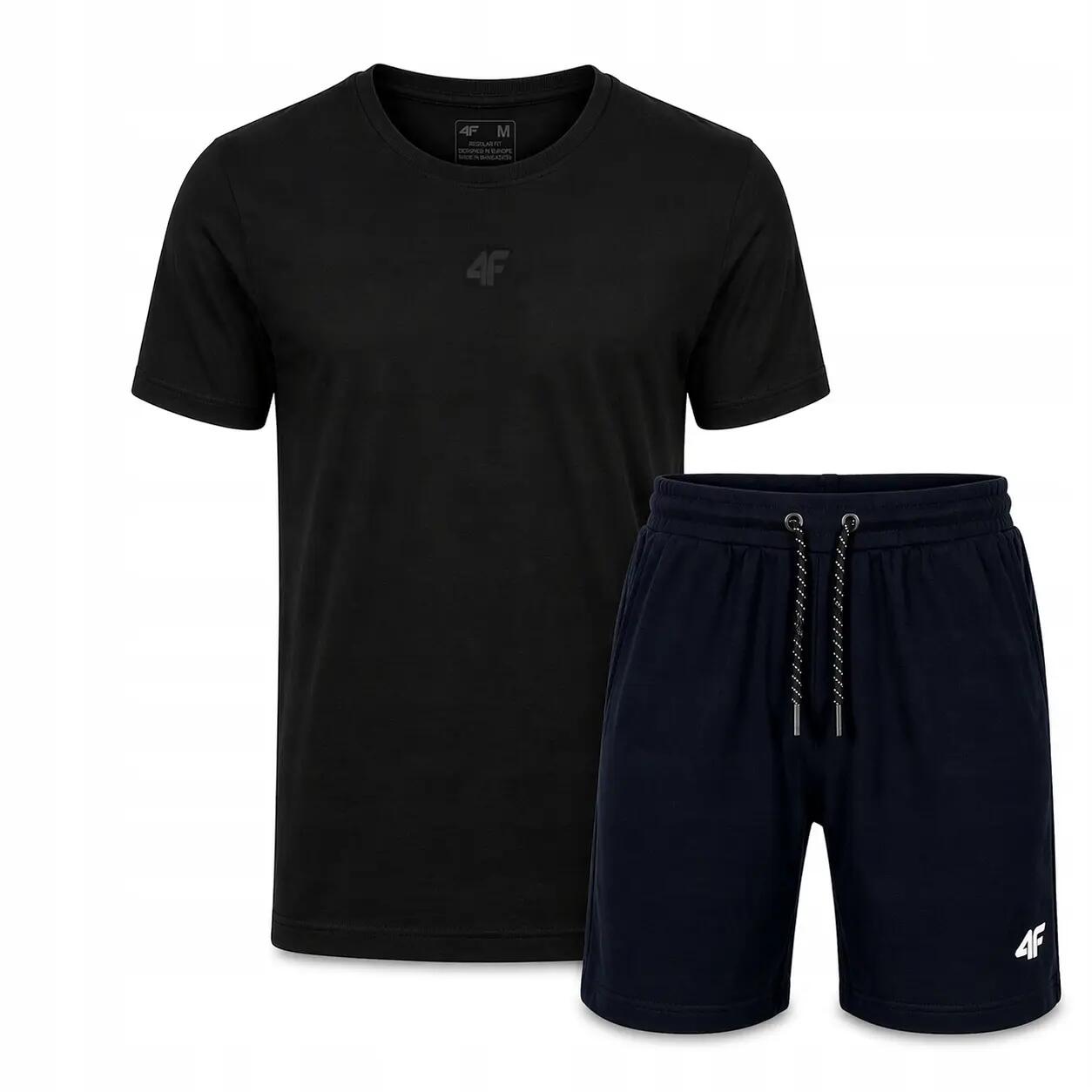 KOMPLET 4F T-SHIRT MĘSKI + SPODENKI ZESTAW SPORTOWY NA CO DZIEŃ XXL SS26 2/6