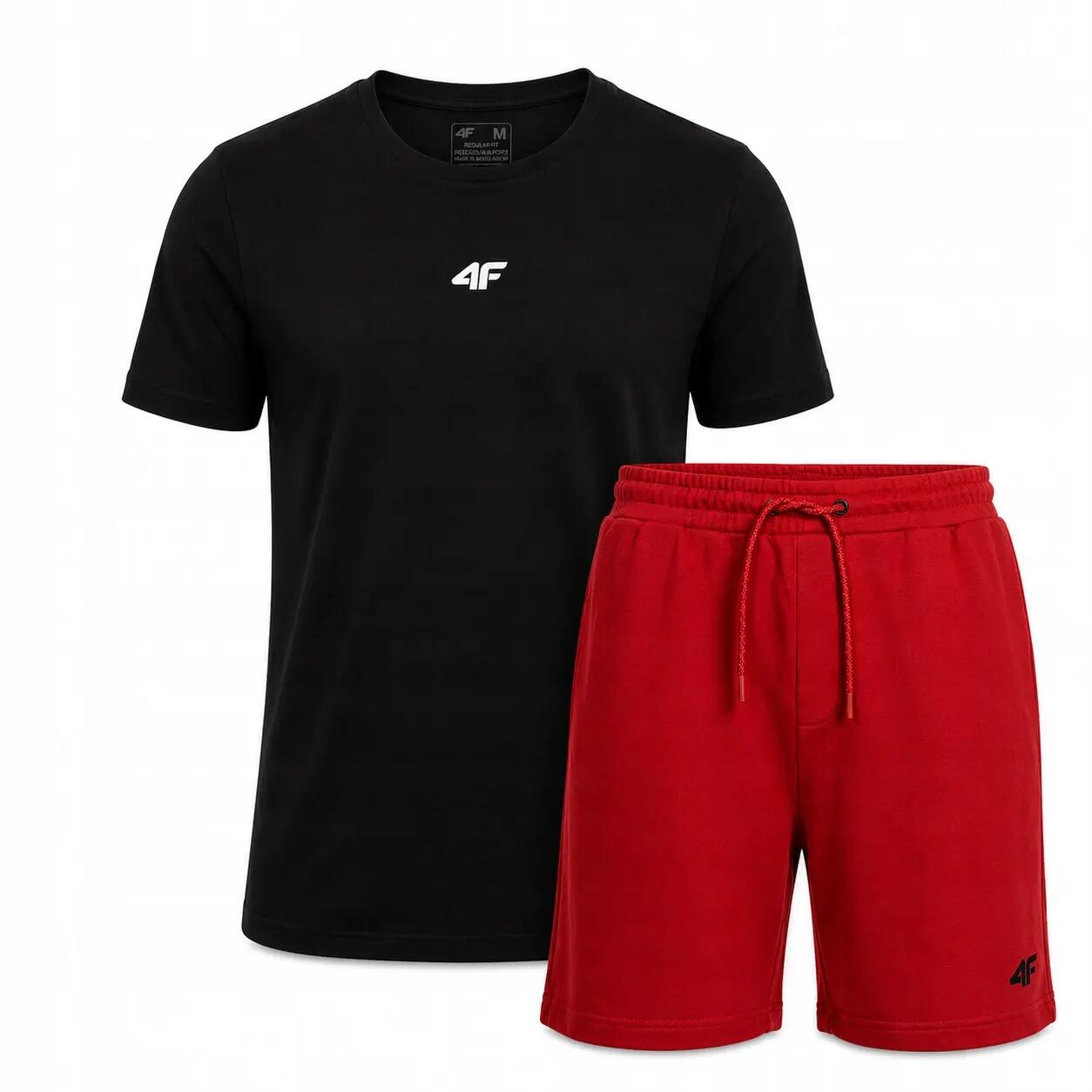 KOMPLET 4F T-SHIRT MĘSKI + SPODENKI ZESTAW SPORTOWY NA CO DZIEŃ L SS26 2/7