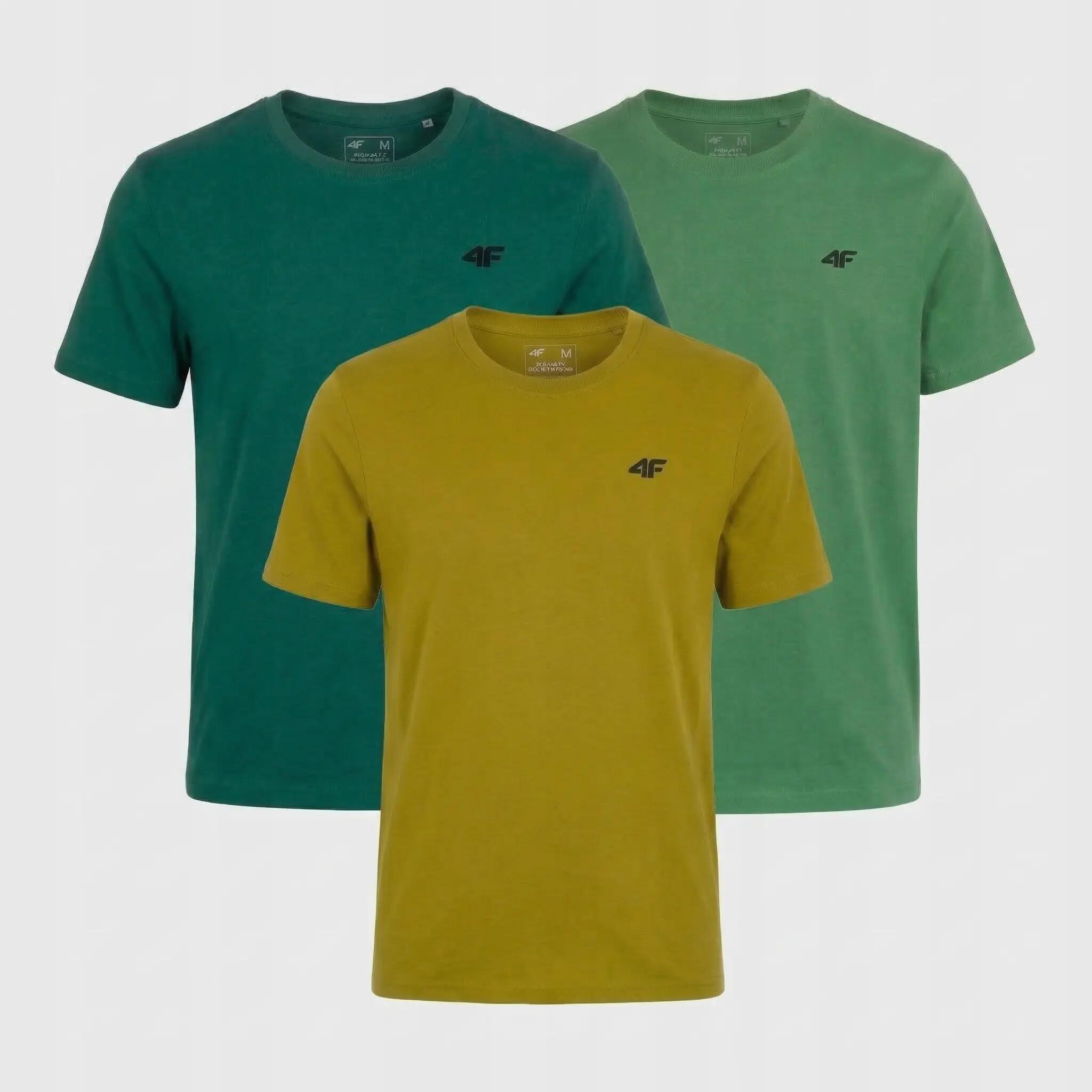 KOSZULKA MĘSKA LIMITOWANA 4F T-SHIRT KOMPLET ZESTAW 3 SZTUKI 5XL M3948 SS26 2/9