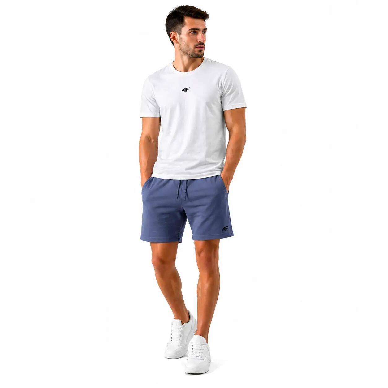 T-SHIRT MĘSKI + SPODENKI 4F KOMLET ZESTAW SPORTOWY NA CO DZIEŃ XL SS26 1/8