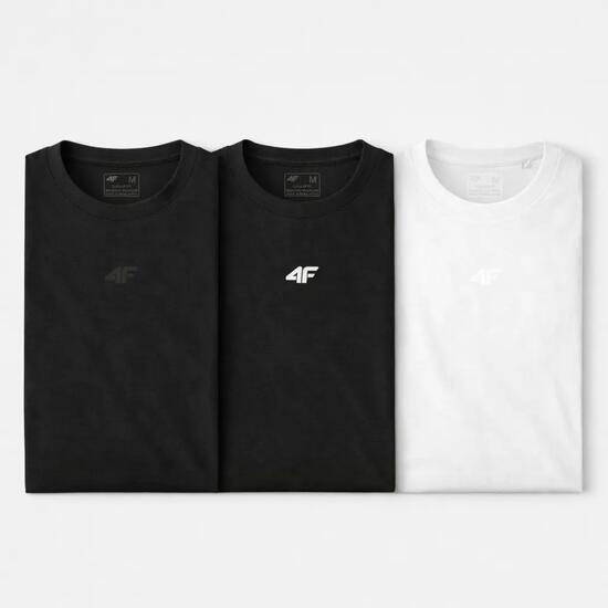 ZESTAW KOSZULEK MĘSKICH 4F T-SHIRT KOLECJA LIMITOWANA 3PAK XXL M3947 SS26