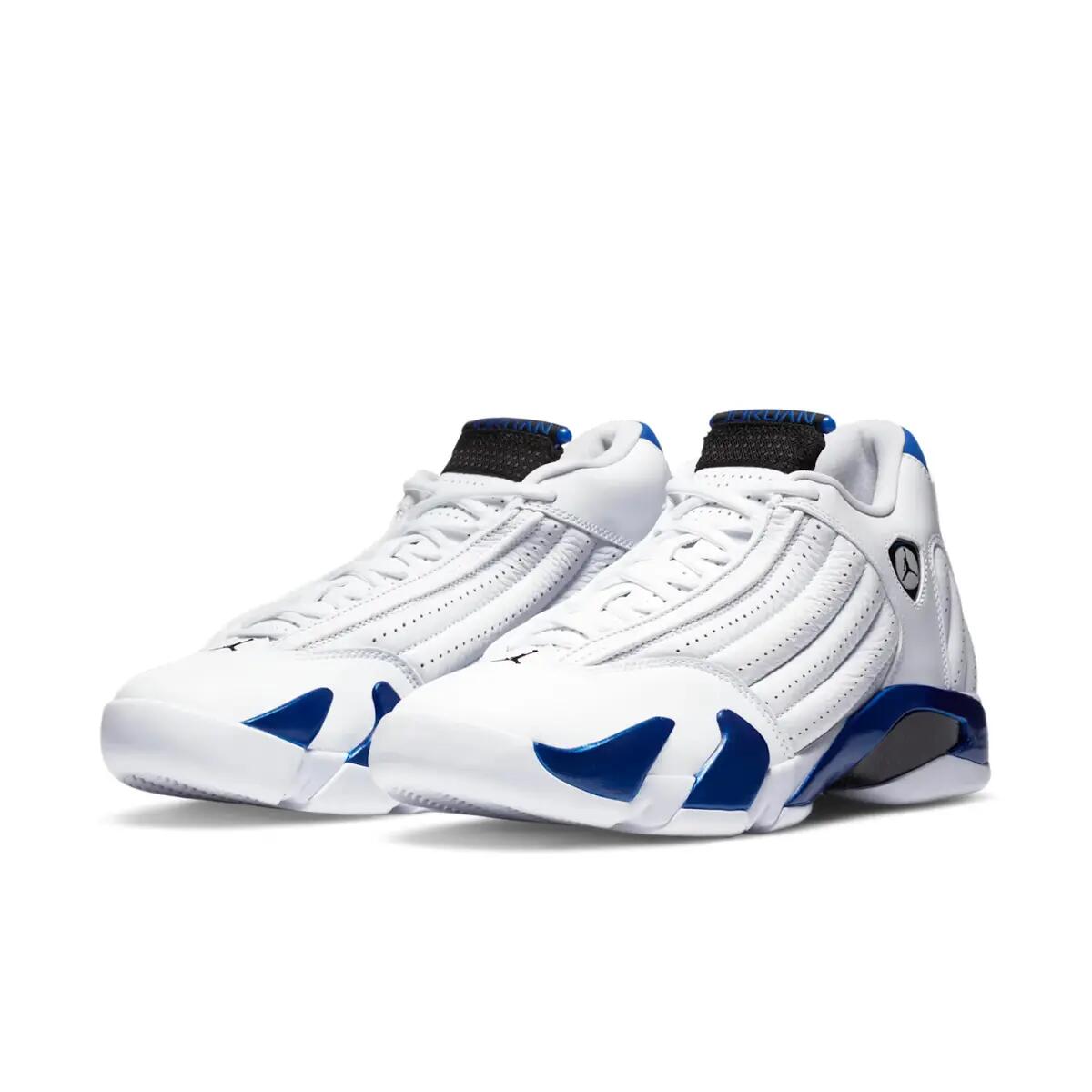 Jordan 14 Retro White Hyper Royal 5/6
