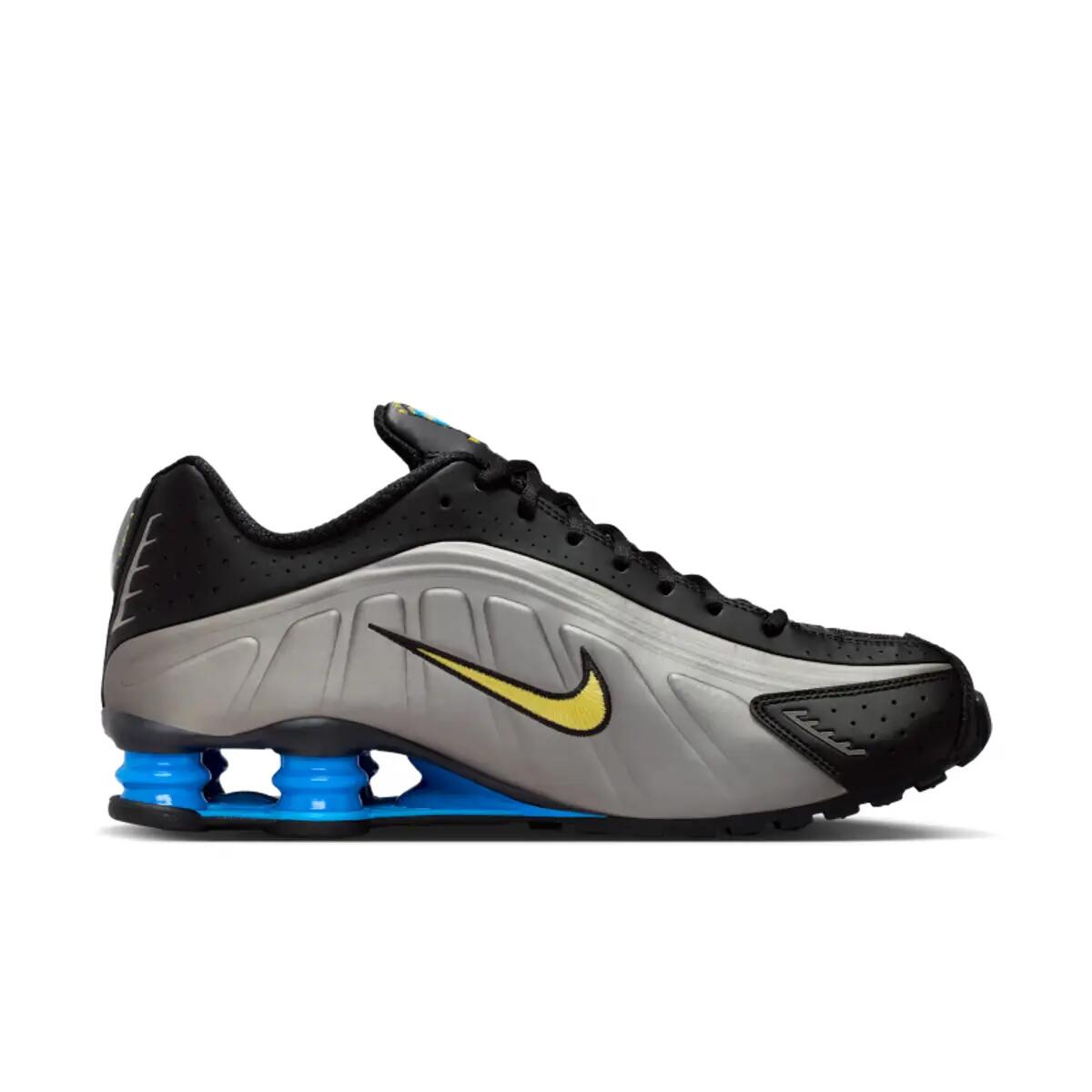 Scarpe Nike Shox R4 Nero/Giallo 2/6