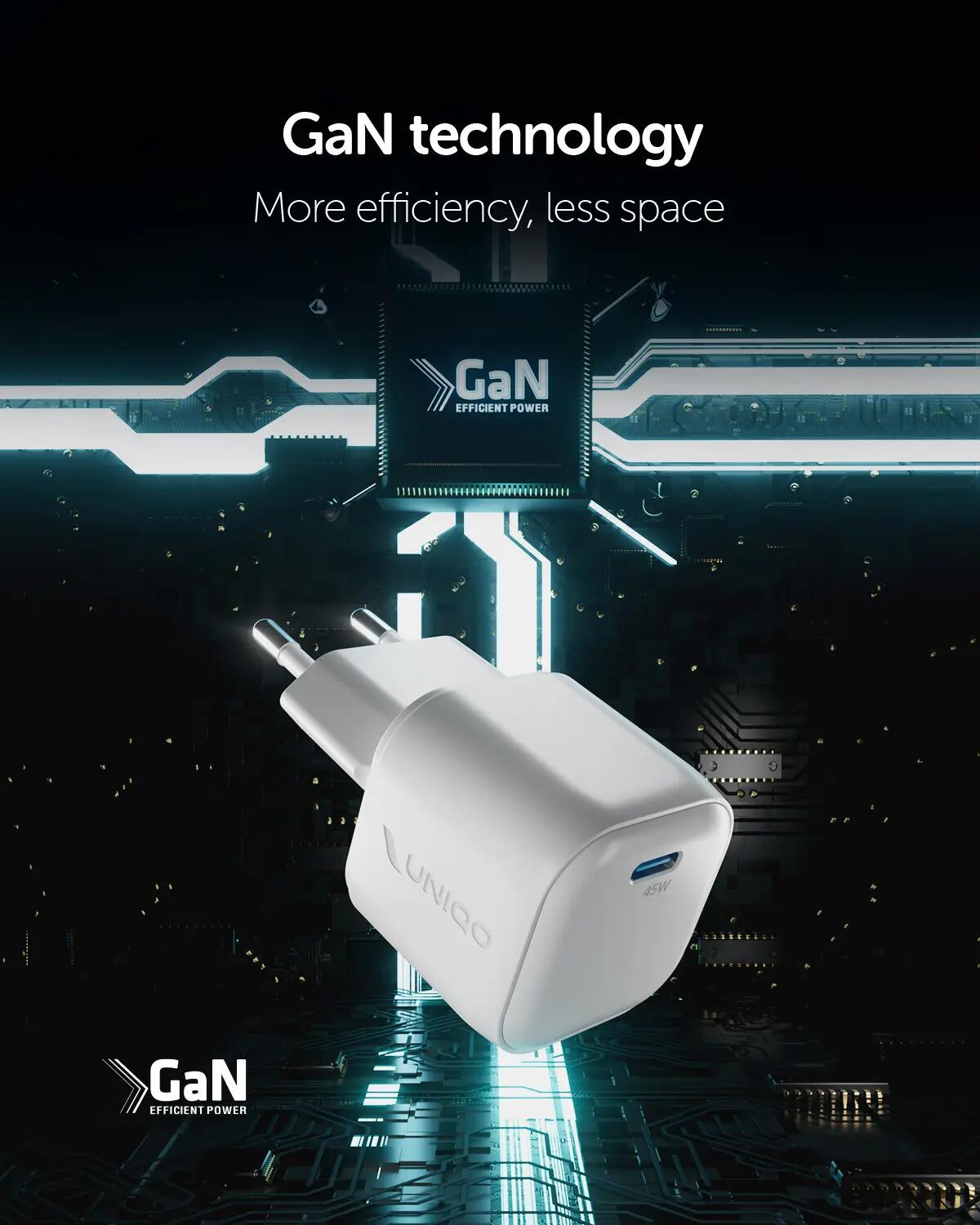 Kit chargeur GaN avec port USB-C 45 W et câble tressé de 1,5 m 5/7