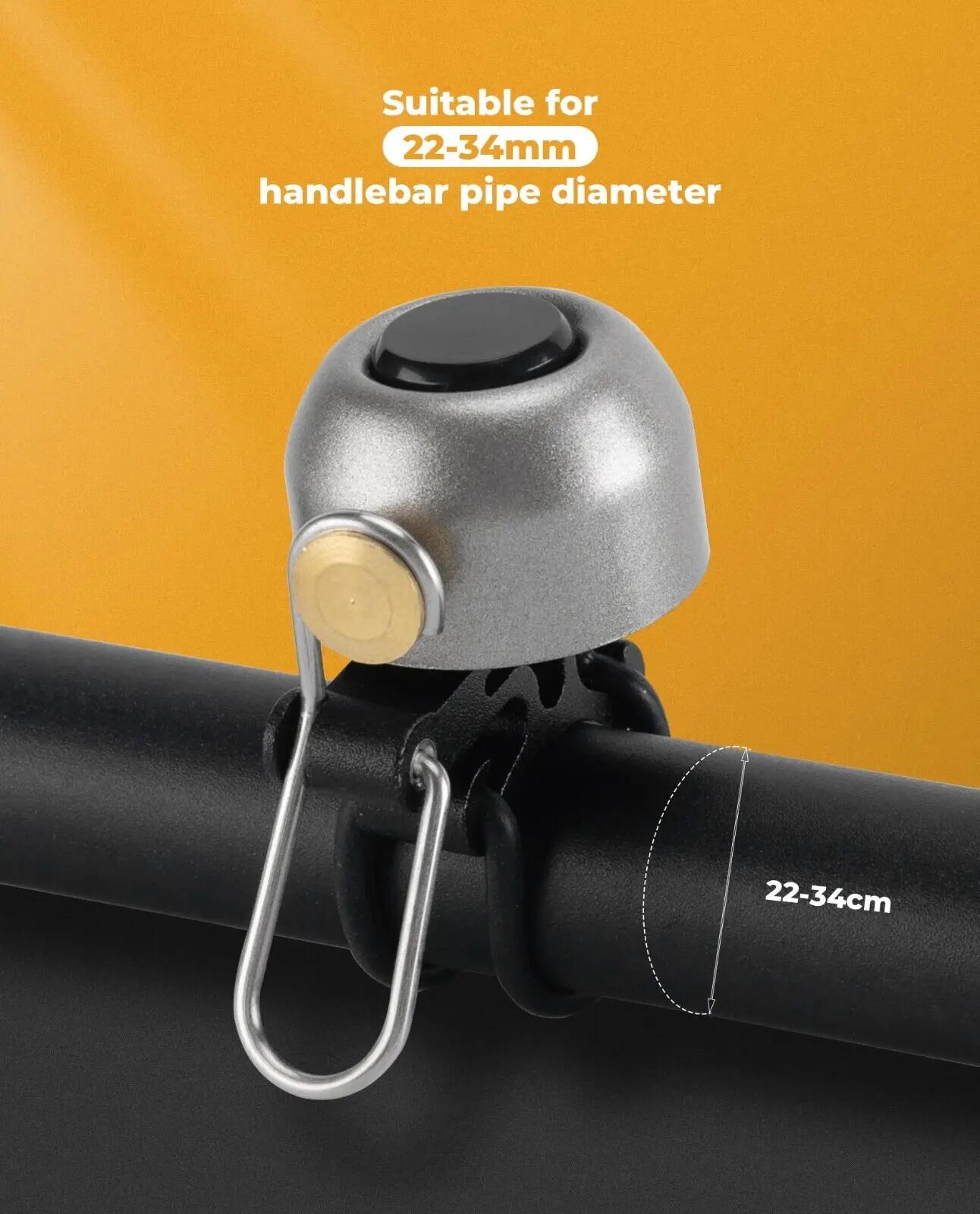 Lot de 2 sonnettes de vélo ROCKBROS étanches 100dB 6/7