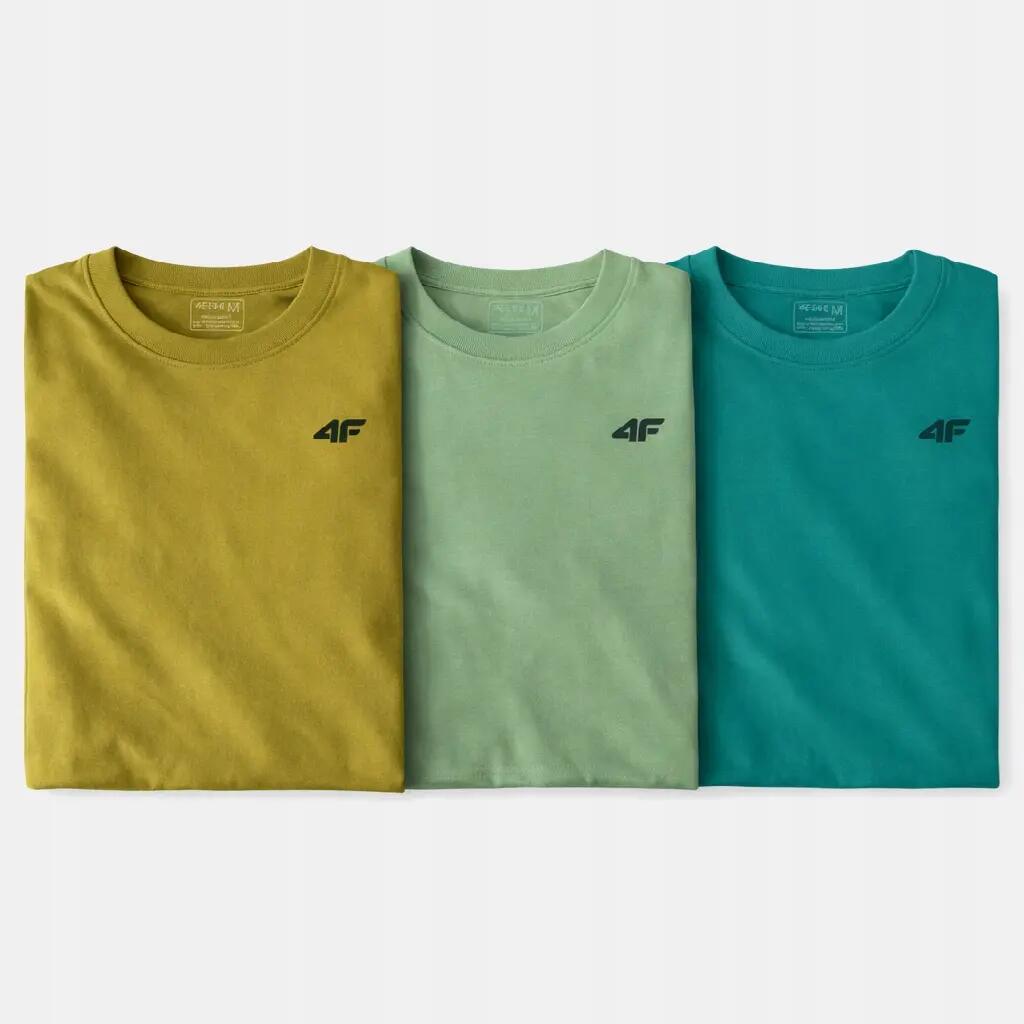 KOSZULKA MĘSKA LIMITOWANA 4F T-SHIRT KOMPLET ZESTAW 3 SZTUKI 5XL M3948 SS26 1/9
