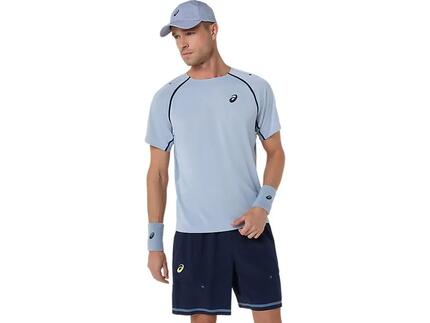 T-shirt - Sport - Homme - Manches courtes, col rond - AZURE MATCH - Indigo clair
