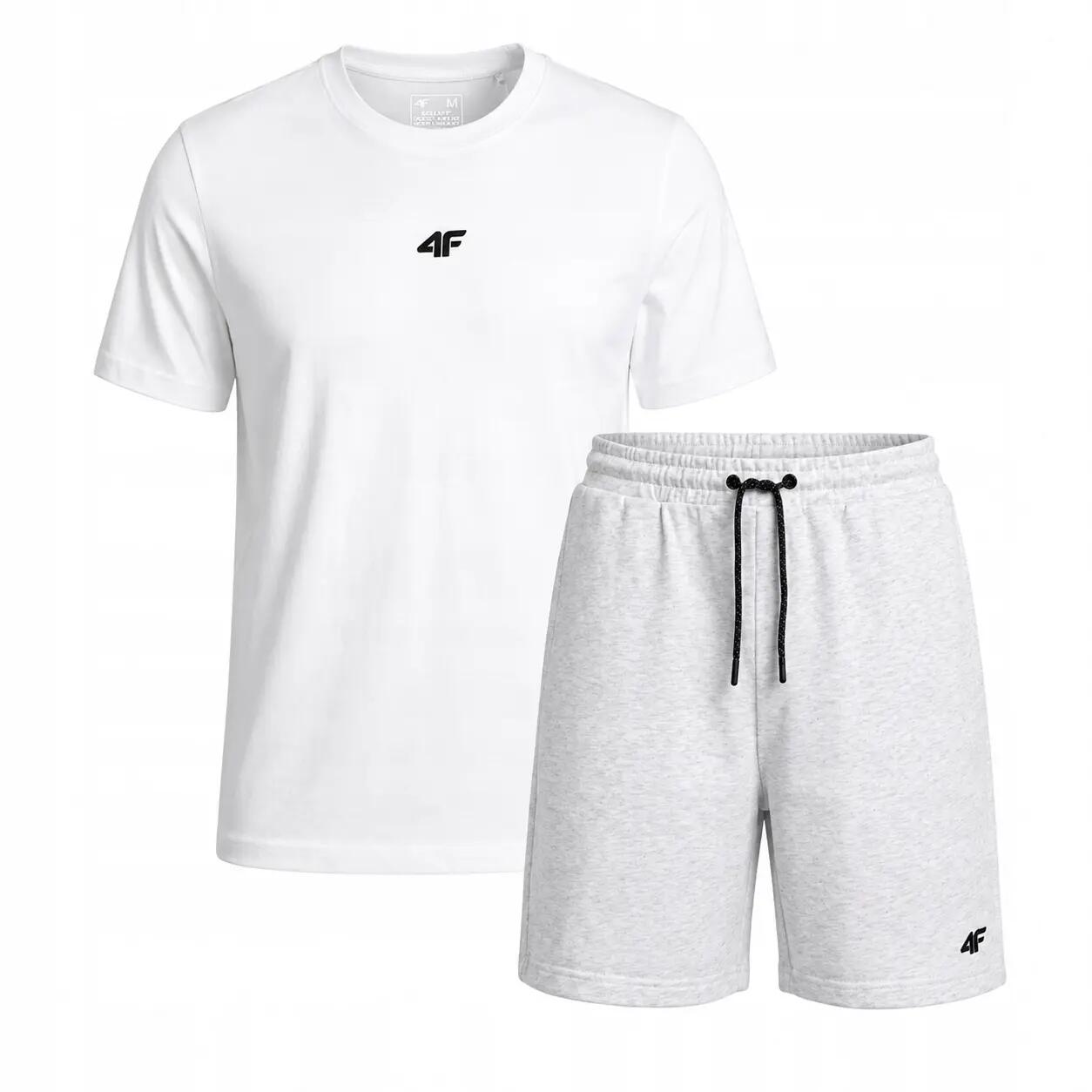 4F T-SHIRT MĘSKI +SPODENKI KOMLET ZSTAW SPORTOWY NA CO DZIEŃ XL SS26 2/8