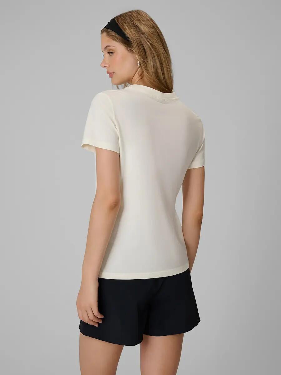 T-shirt regular z nadrukiem damski 4F 4FRSS26TTSHF4422 2/6