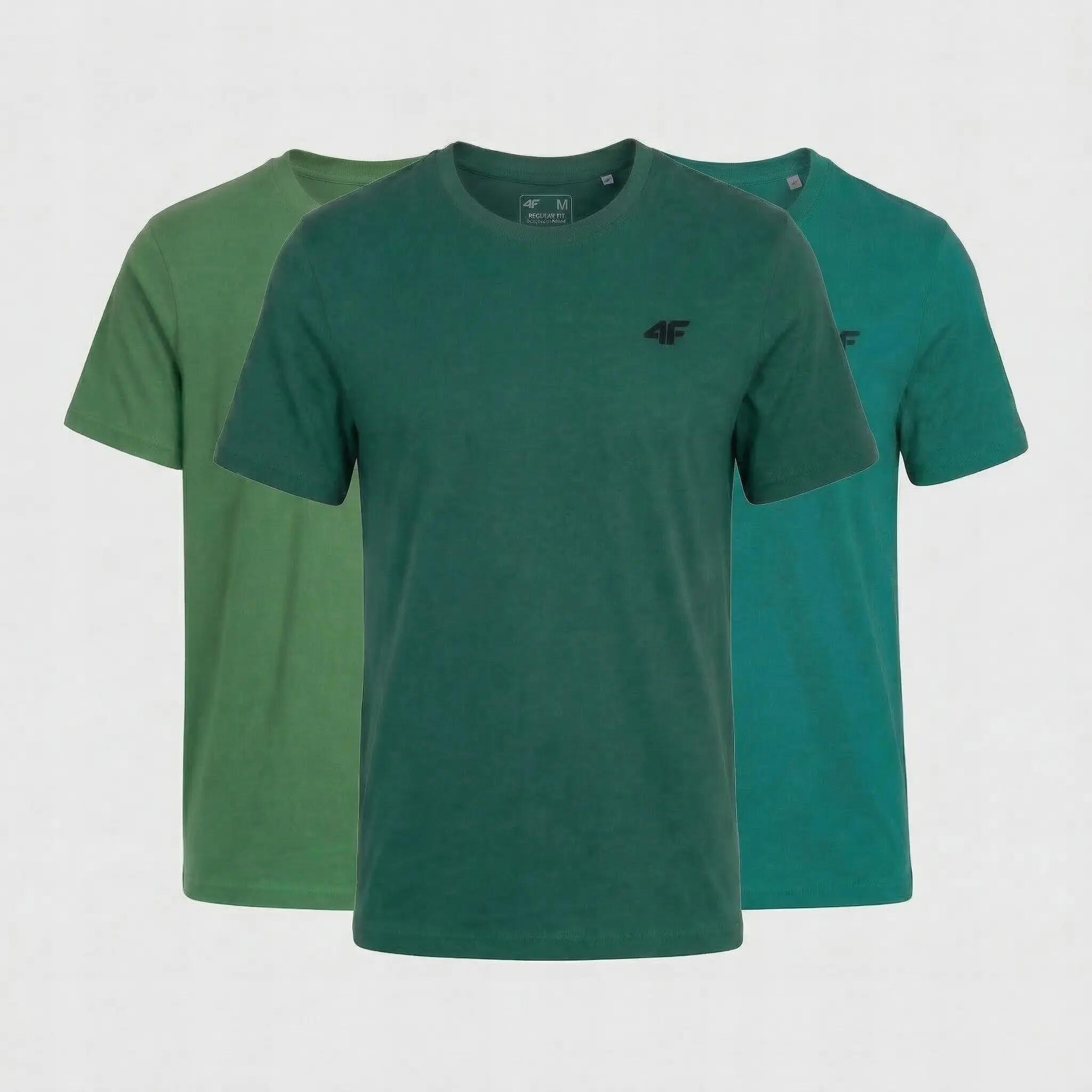 KOSZULKA MĘSKA LIMITOWANA 4F T-SHIRT KOMPLET ZESTAW 3 SZTUKI S M3948 SS26 2/9