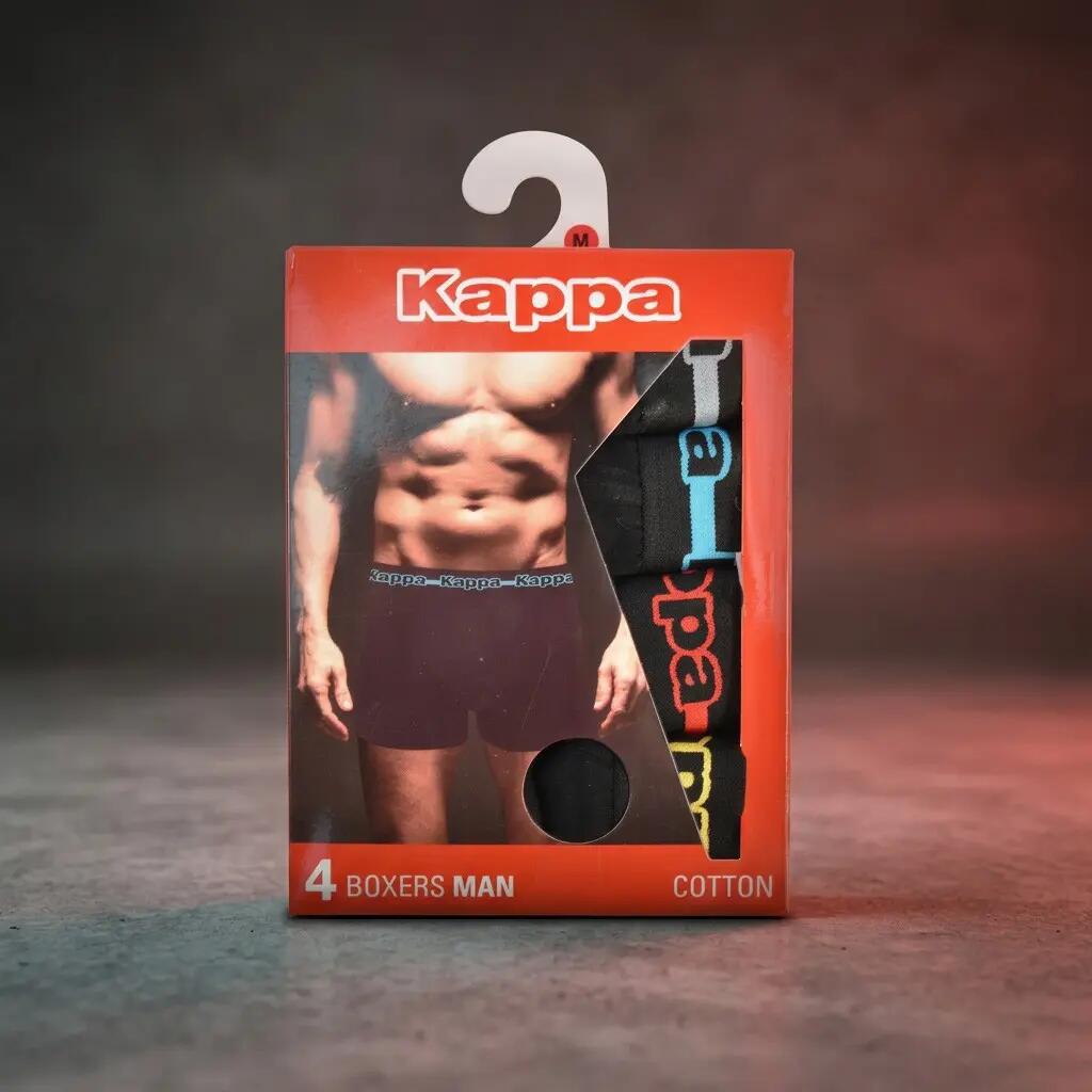 Confezione da 4 Boxer Uomo KAPPA - Cotone, Cofanetto Regalo 4/7