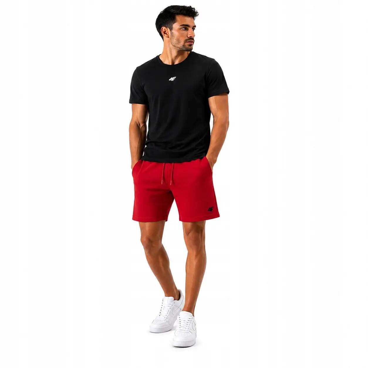 KOMPLET 4F T-SHIRT MĘSKI + SPODENKI ZESTAW SPORTOWY NA CO DZIEŃ L SS26 1/7
