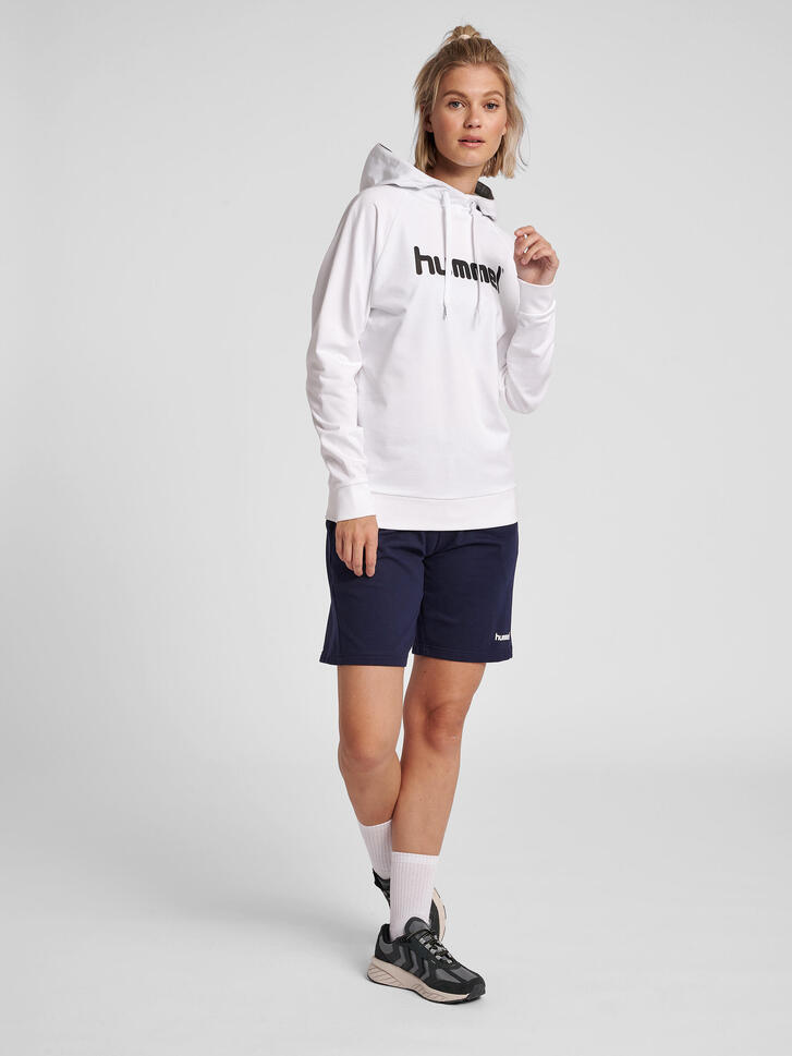 Bluza sportowa z kapturem damska Hummel Go Cotton Logo Hoodie Woman