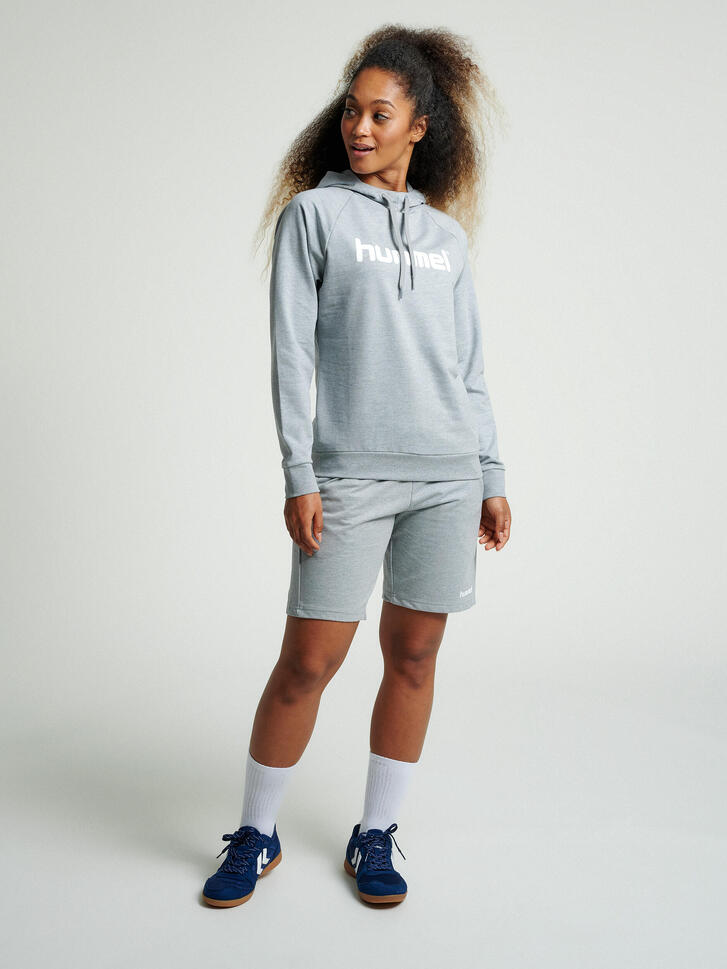 Bluza damska z kapturem Hummel go logo