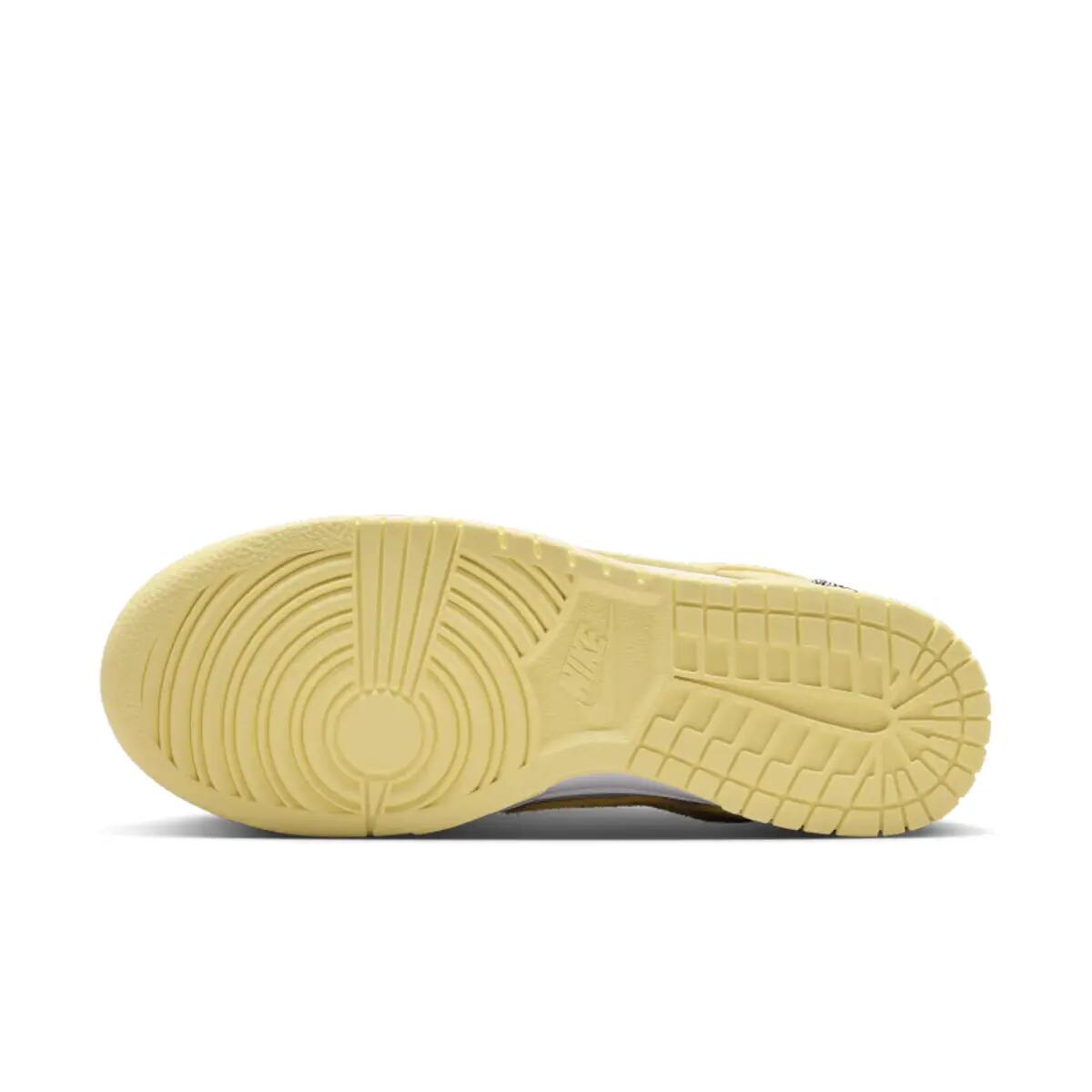 Nike Dunk Low Sail Soft Yellow Silver (Women's) 3/6