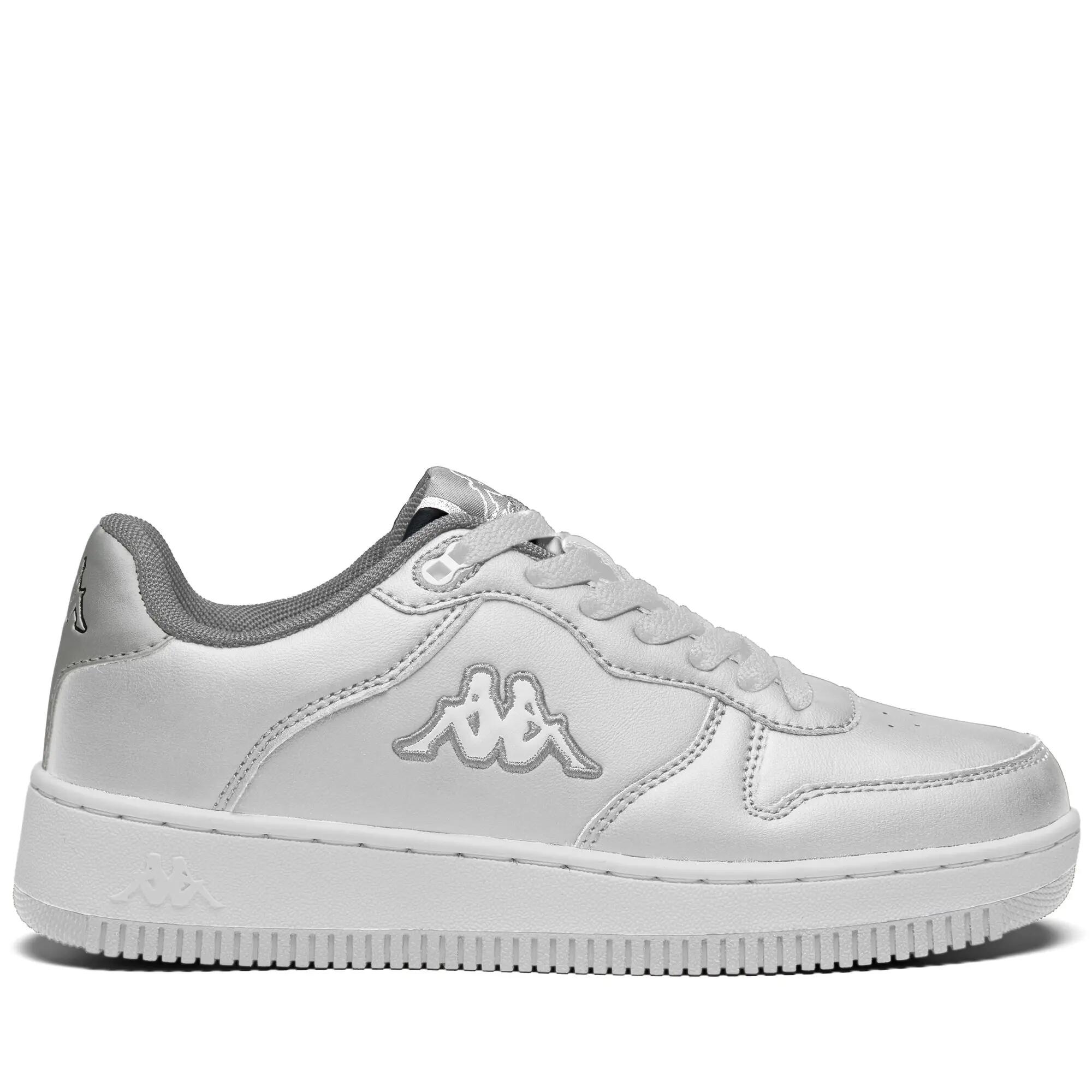Sneakers bassa da donna in poliestere bianco da fitness 2/5