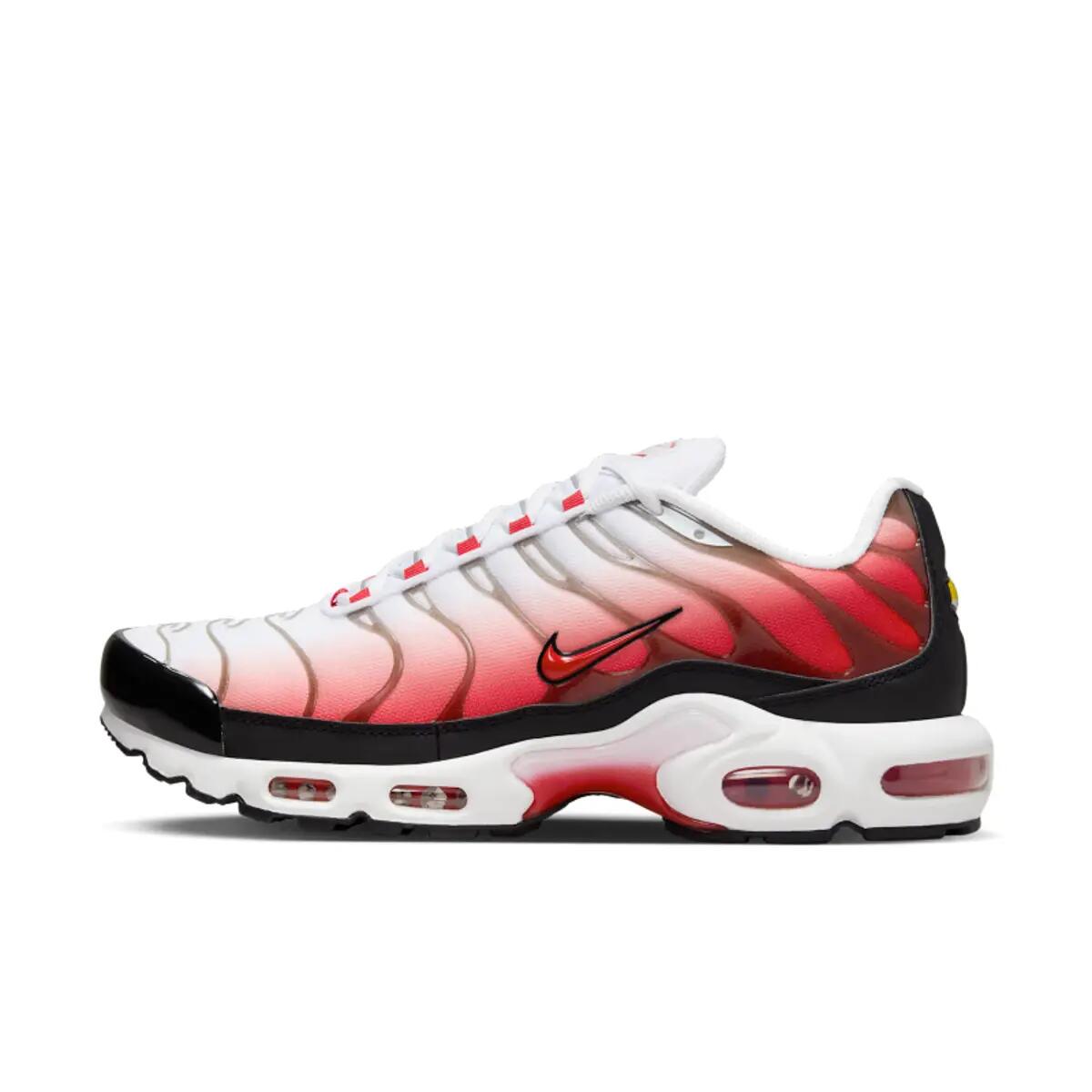Nike Air Max Plus White Black University Red 2/6