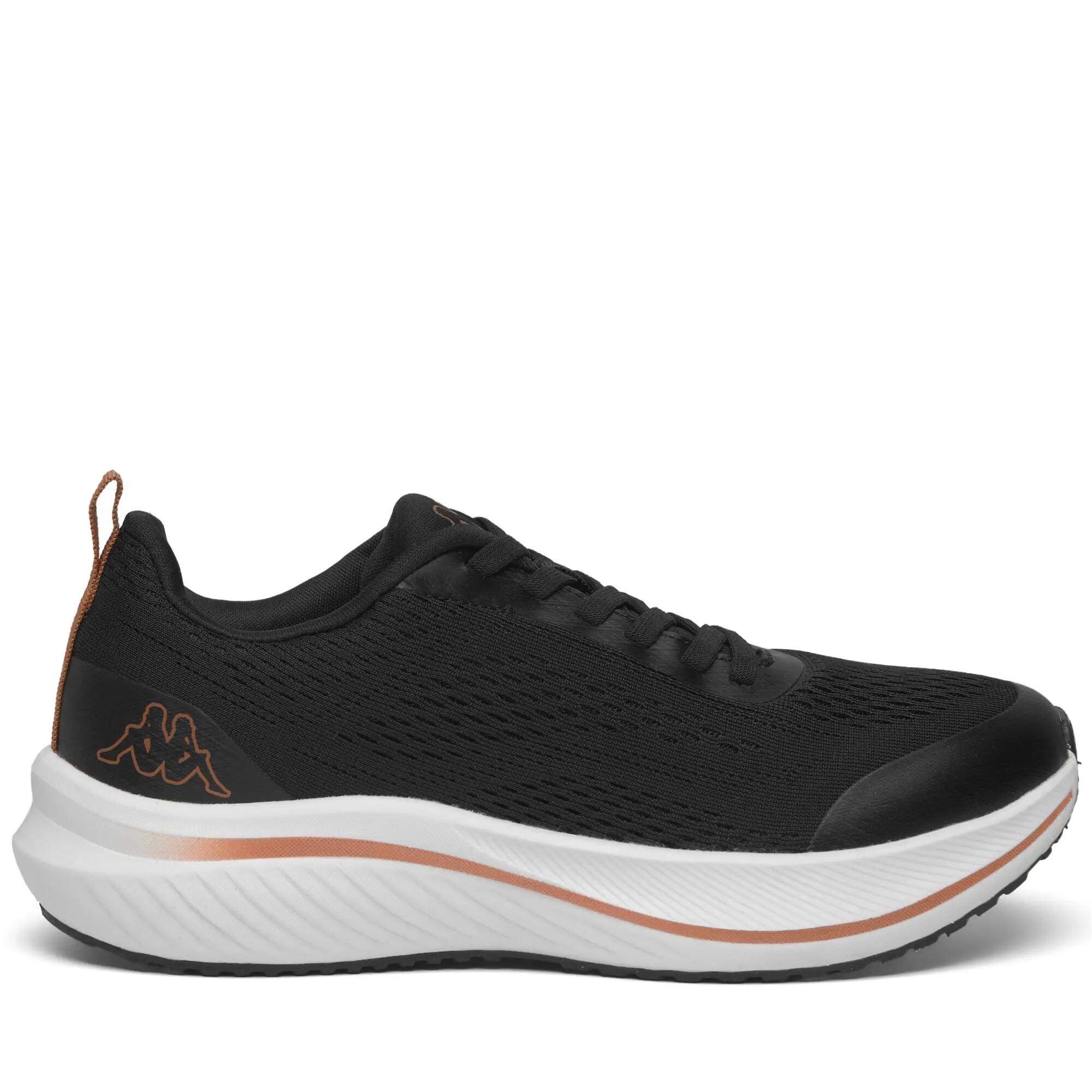 Sneakers bassa da donna in poliestere nero da fitness 2/5