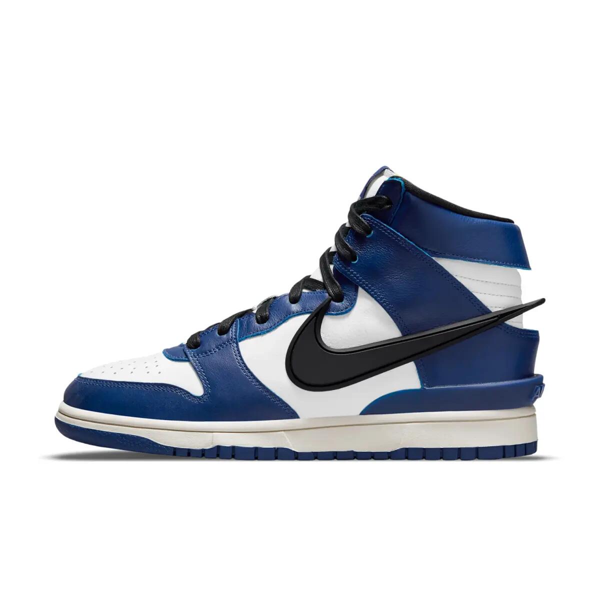 Nike Dunk High AMBUSH Deep Royal 2/7