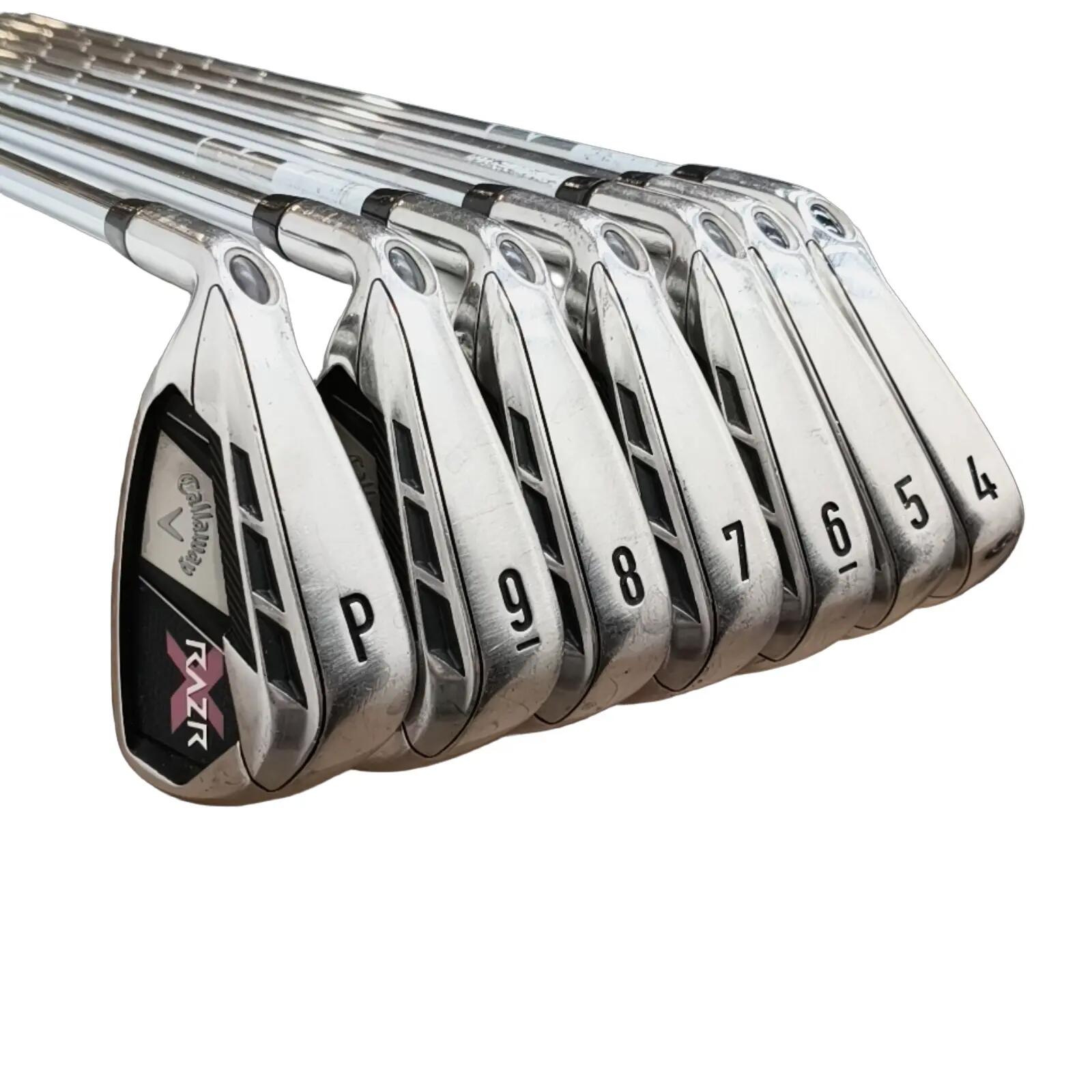 Zurdo Callaway Razr X Juego de hierros / 4-PW / Flex Uniflex / Acero 3/7