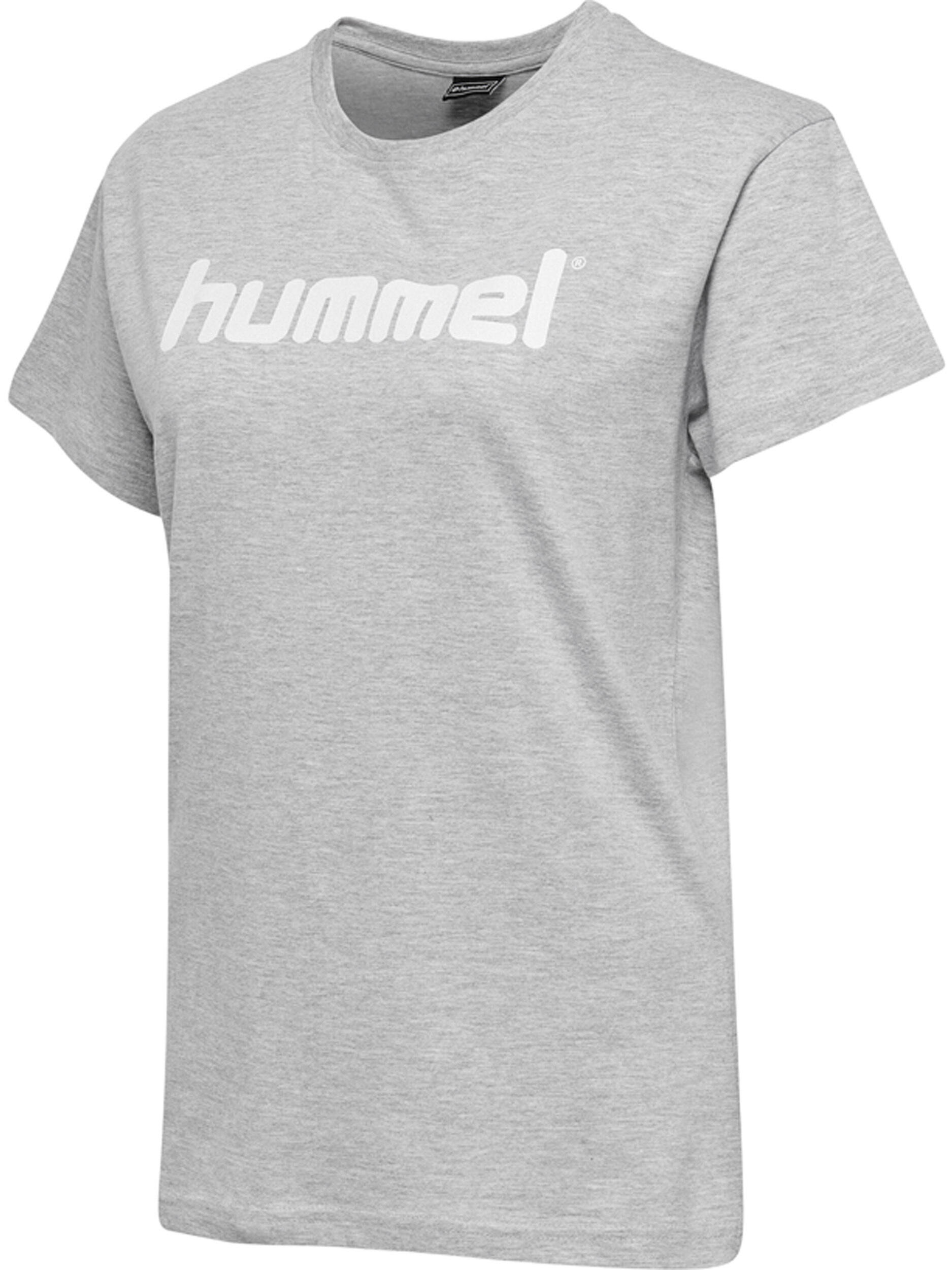 Koszulka sportowa z krótkim rękawem damska Hummel Cotton Logo 7/8