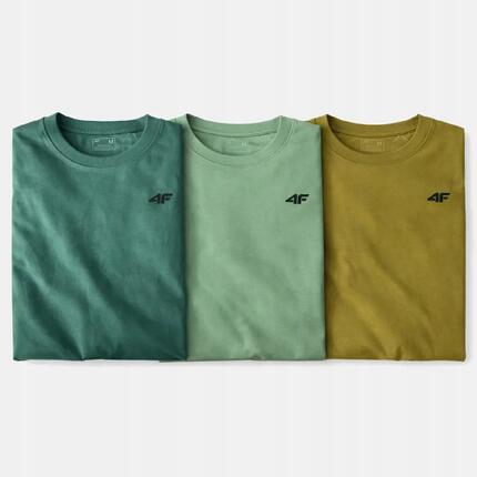 KOSZULKA MĘSKA LIMITOWANA 4F T-SHIRT KOMPLET ZESTAW 3 SZTUKI 3XL M3948 SS26