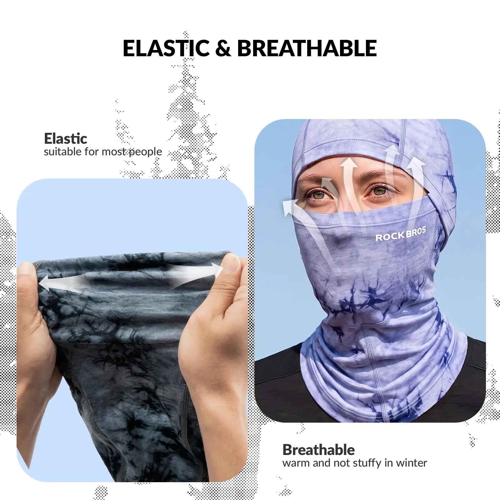 Cagoule ROCKBROS chaude coupe-vent respirante 3/5
